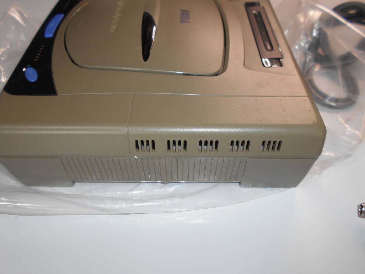 SEGA Saturn HST-3210 Console Gray Set Controller Tested NTSC-J Japan