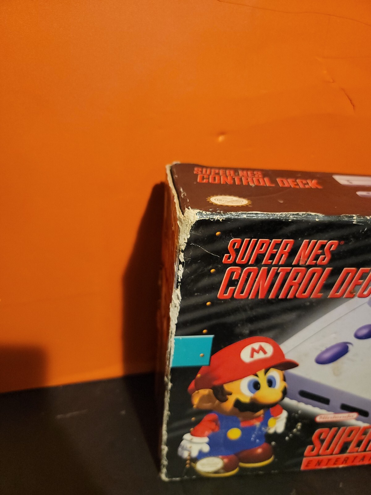 Super Nintendo Junior Jr Control Deck Console in Original Box ~ Tested & Working