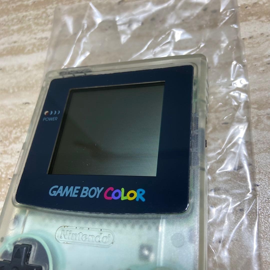 Nintendo Game Boy Color Clear CGB-001 Complete in Box Near Mint 7019
