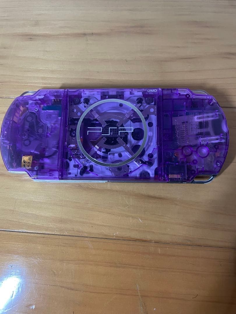 Sony PSP-3000 Purple Clear Shell Console Tested Working Region Free