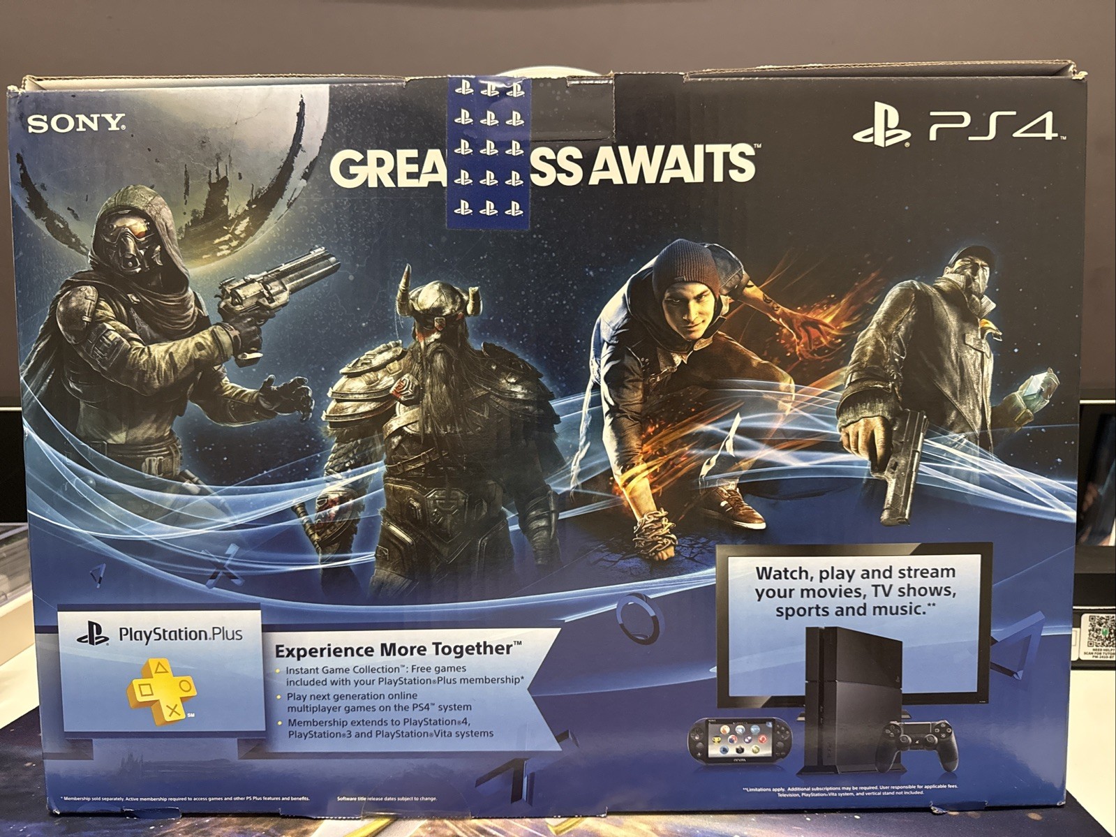 Sony PlayStation 4 Console 500 GB Factory Sealed NEW CUH-1115a