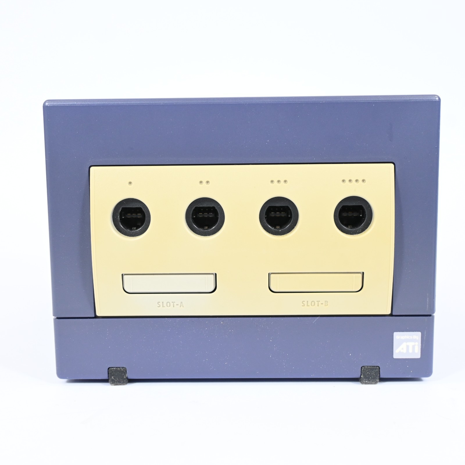 Nintendo GameCube DOL-001 Indigo Blue Console Complete in Box Tested Working