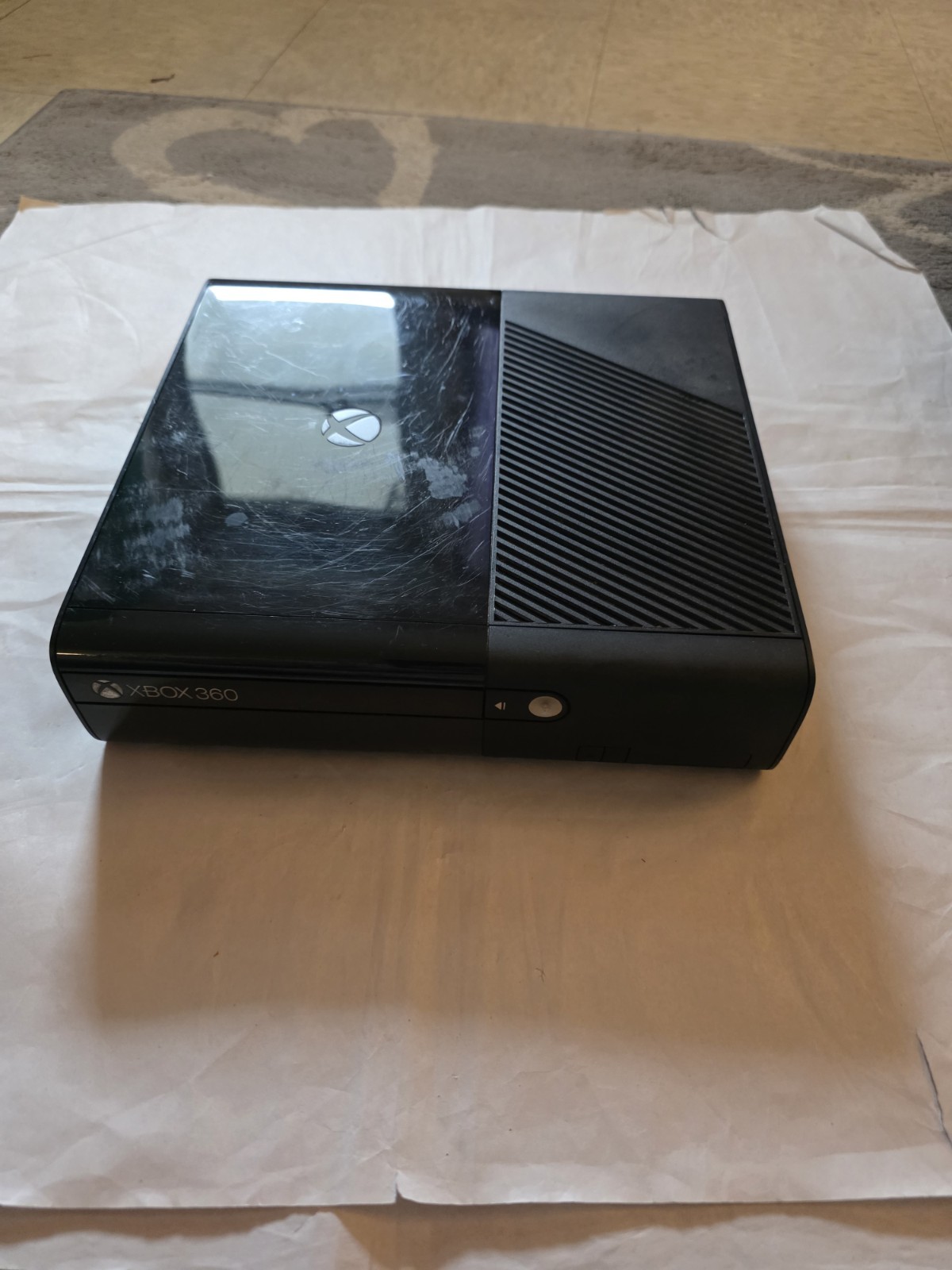 Xbox 360 E Console 500GB Black Model 1538 Tested Working Console Only! No Cords