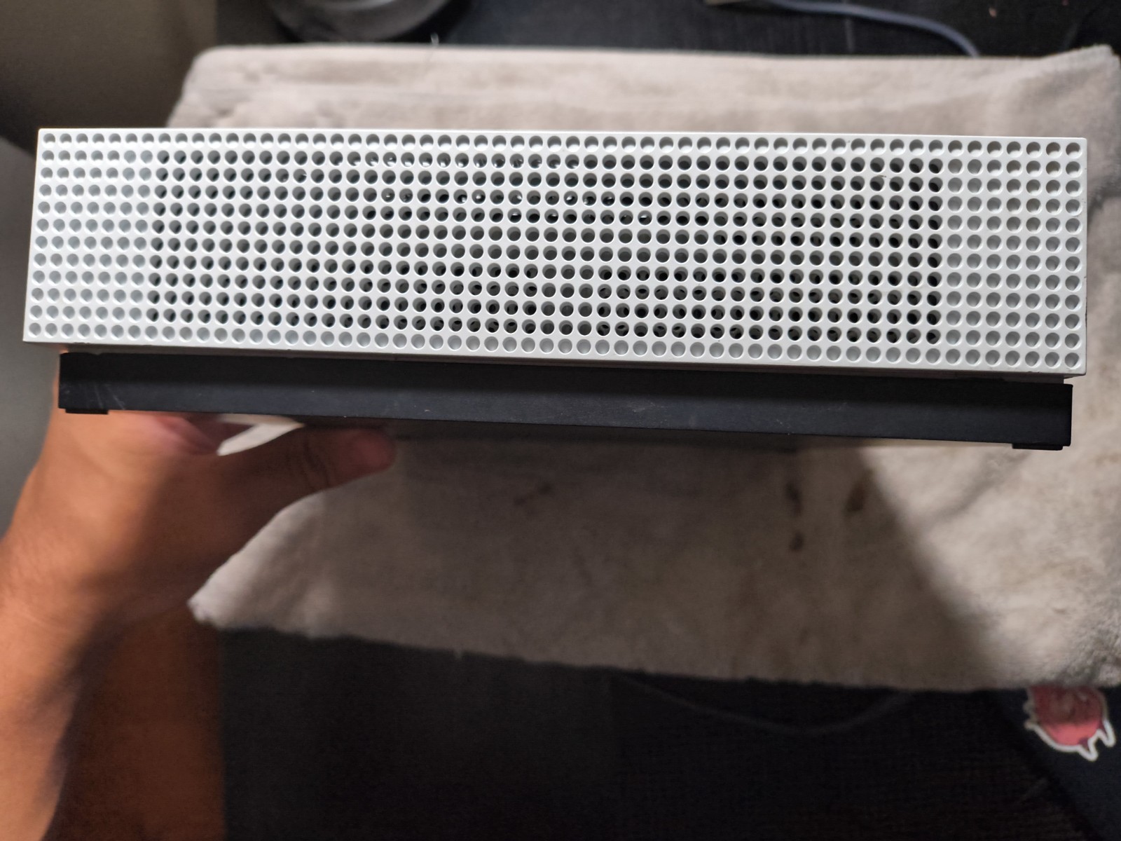 Microsoft Xbox One S 1681 White System Console Only For Parts or Repair