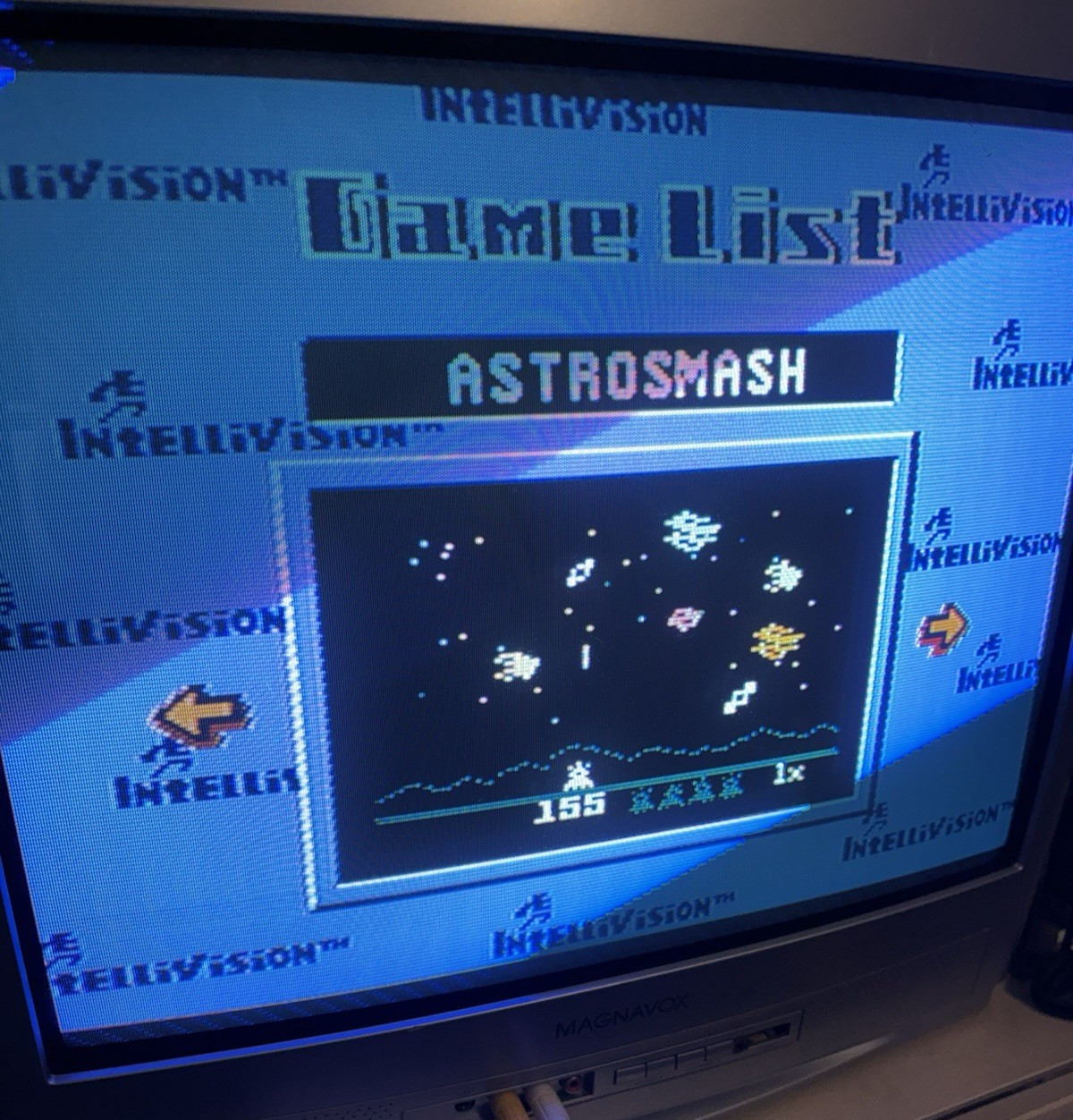 Techno Source TV Play Power Intellivision Video Game System w/25 Built-In Games
