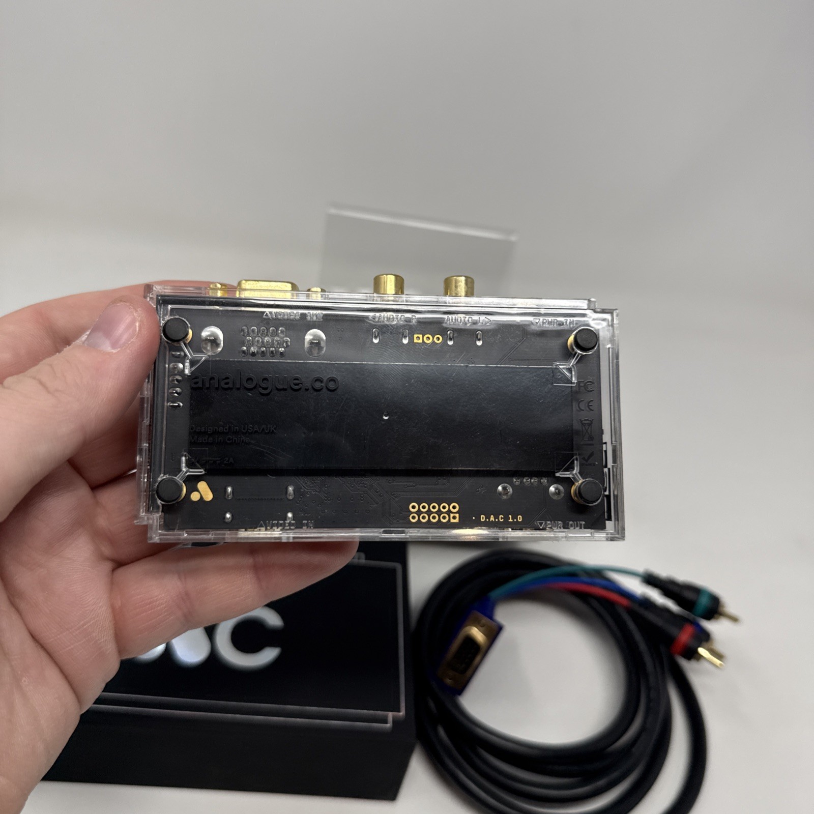 Analogue DAC Open Box With Cables MINT
