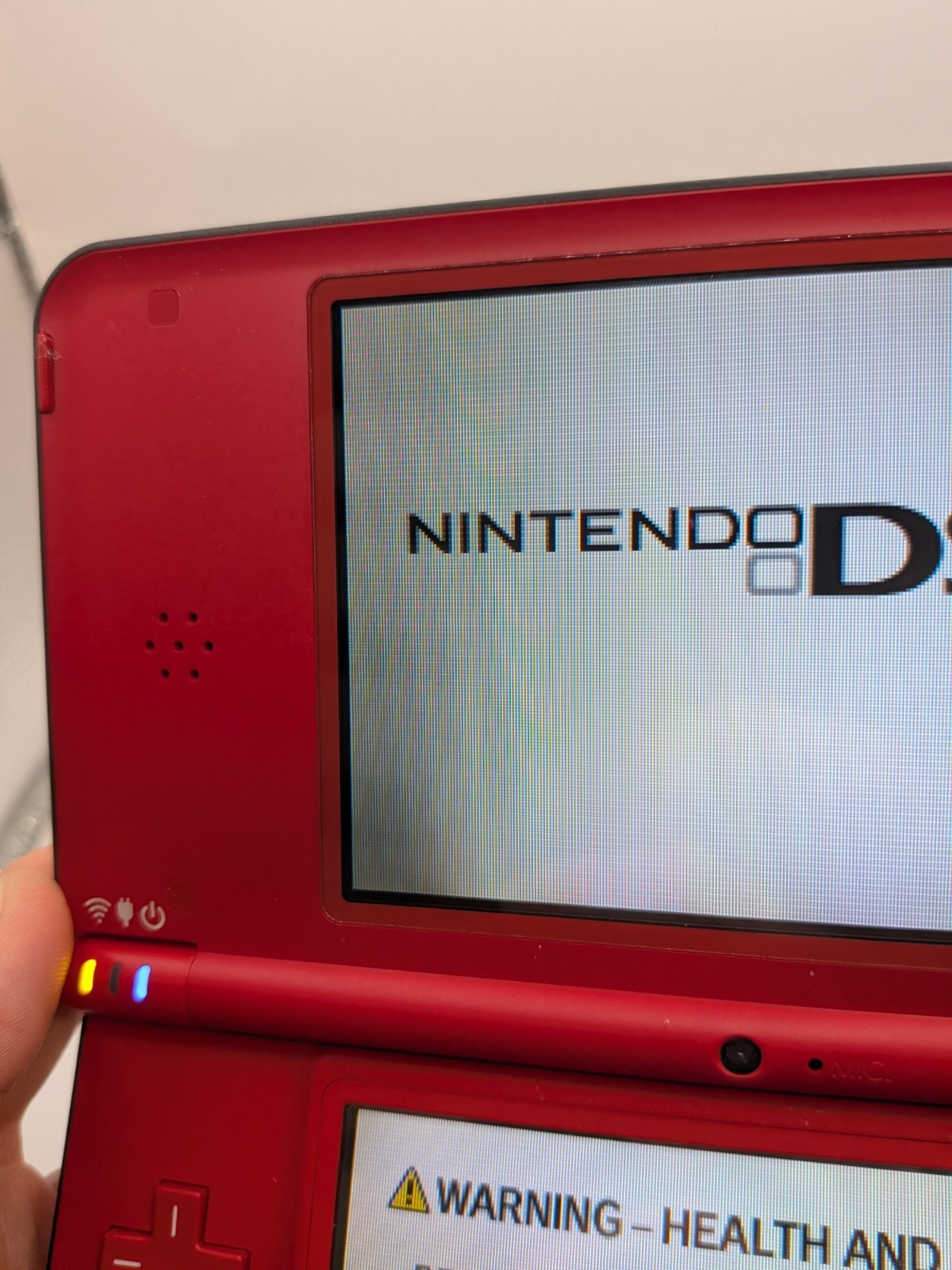 Nintendo DSi XL – Red Mario 25th – Tested & Works – Backlight Issue