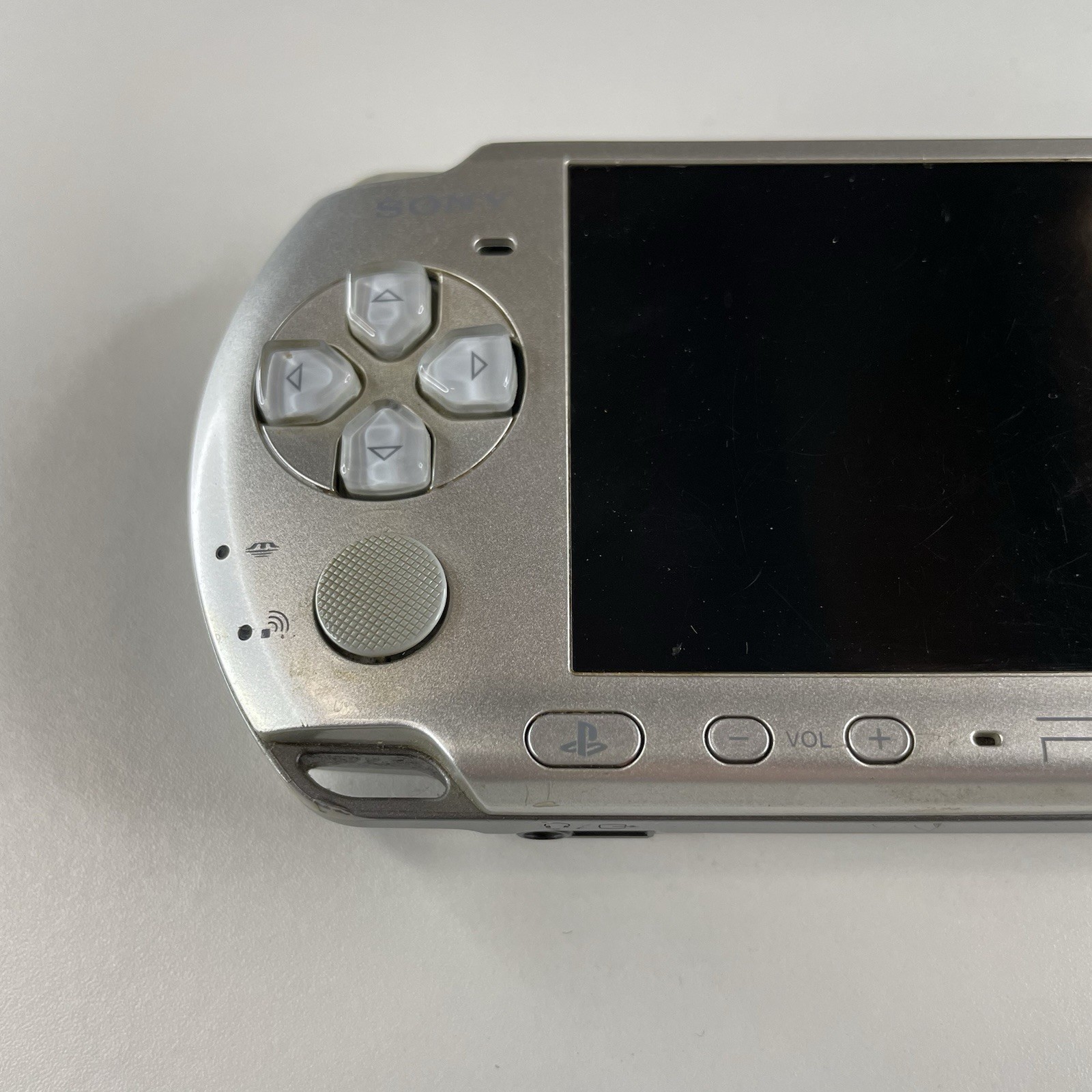 Sony PSP 3000 Handheld Console Lot – Silver & Red – Parts or Repair