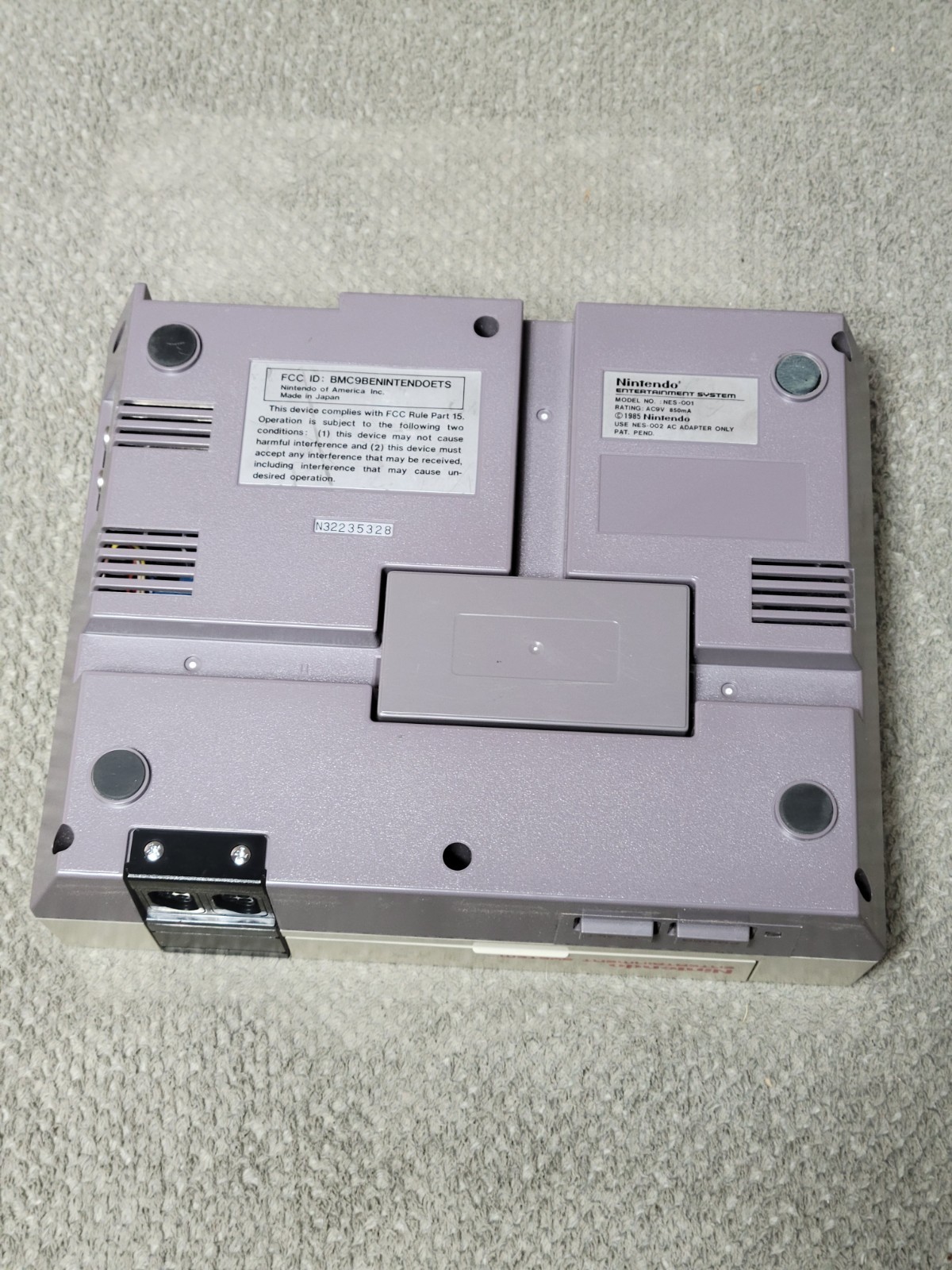 Nintendo Entertainment System NES-001 Console Only Tested Vintage OEM