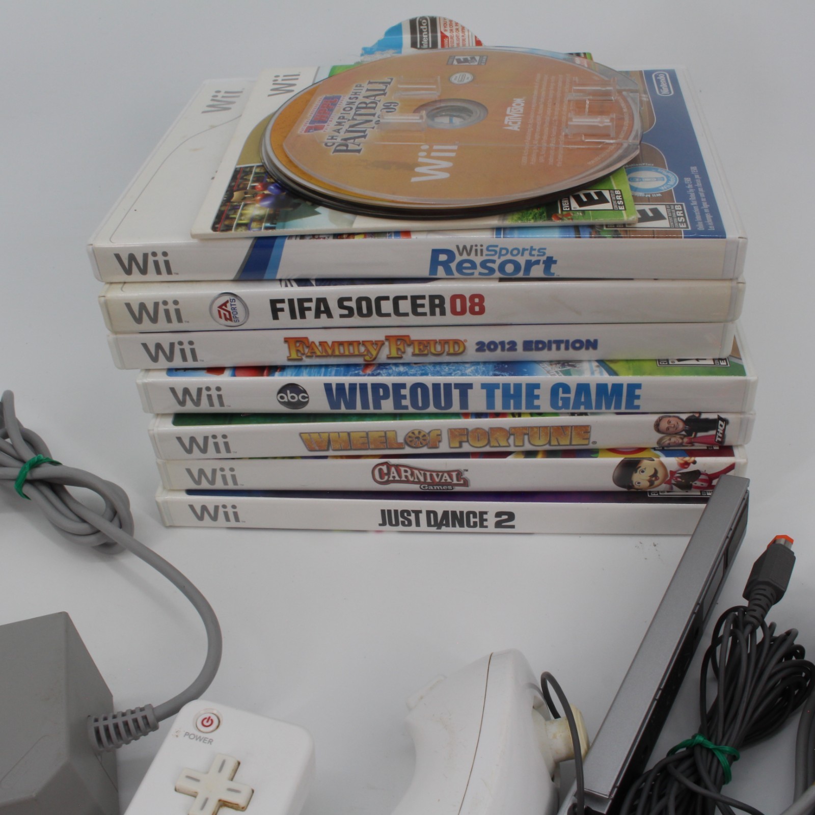 Nintendo Wii GameCube compatible Bundle – Powers on Games Scratched