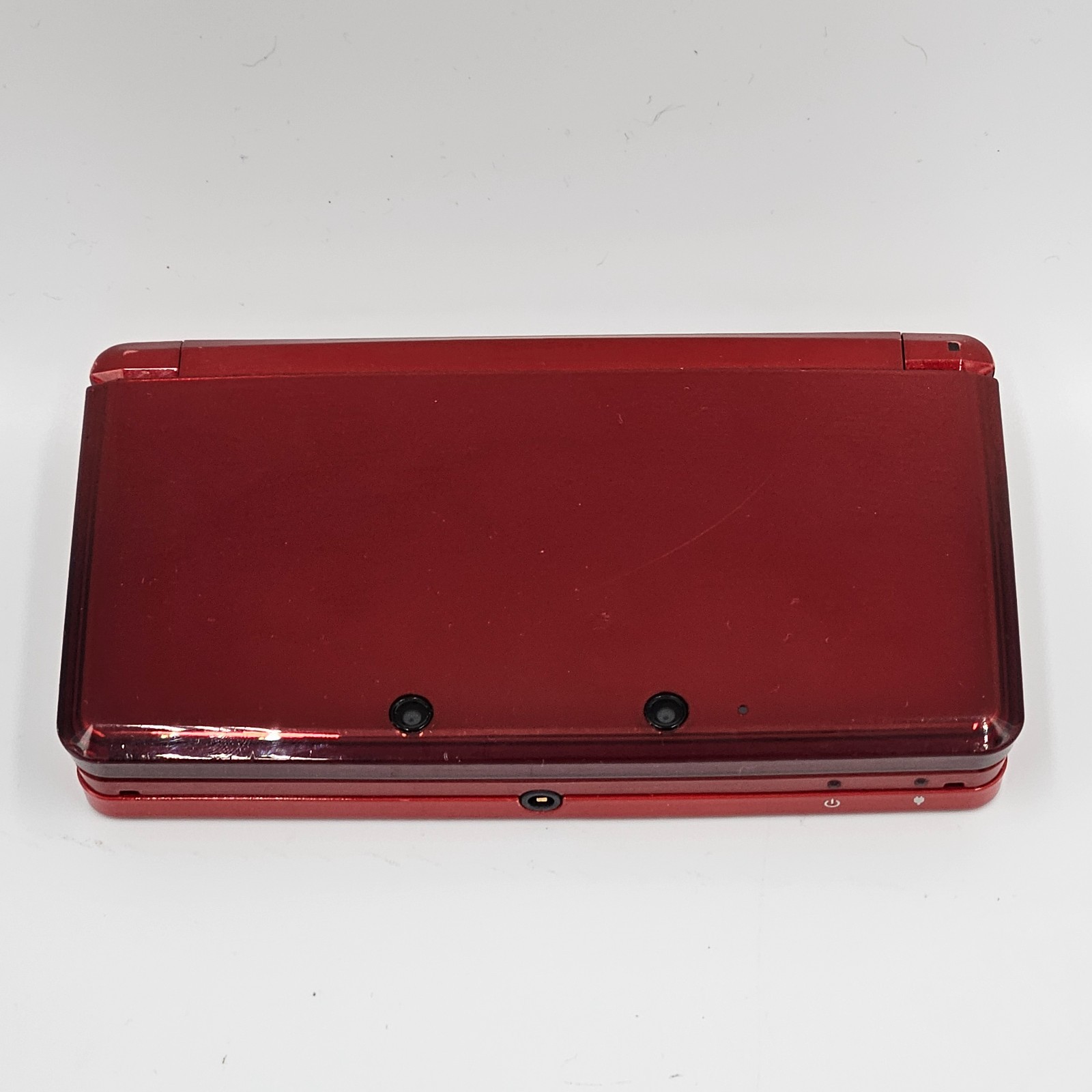 Nintendo 3DS Metallic Red – CTR-001 – Enhanced System – SD + 32GB Micro SD