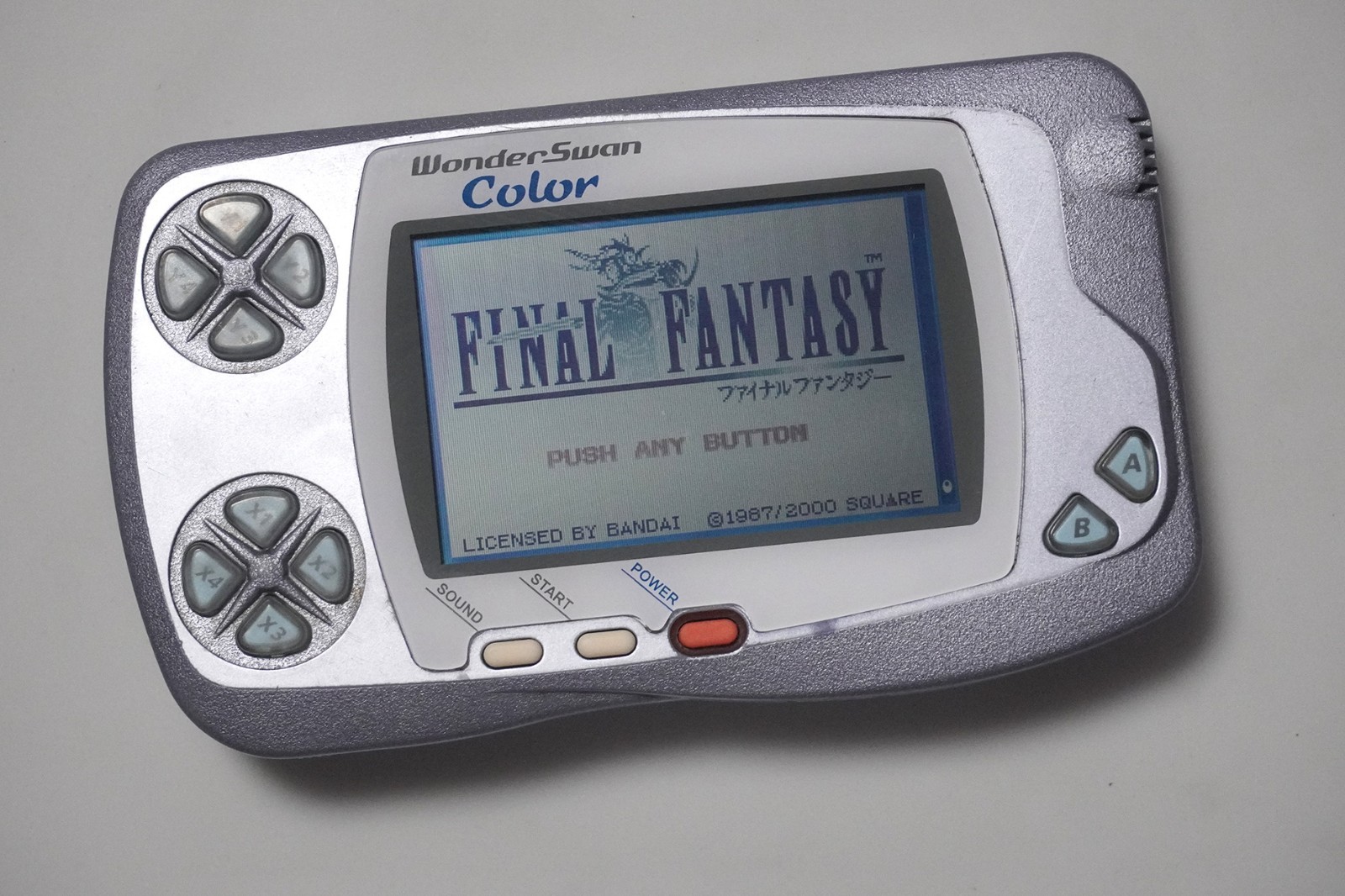 WonderSwan Color console pearl blue boxed very good Japan system US Seller