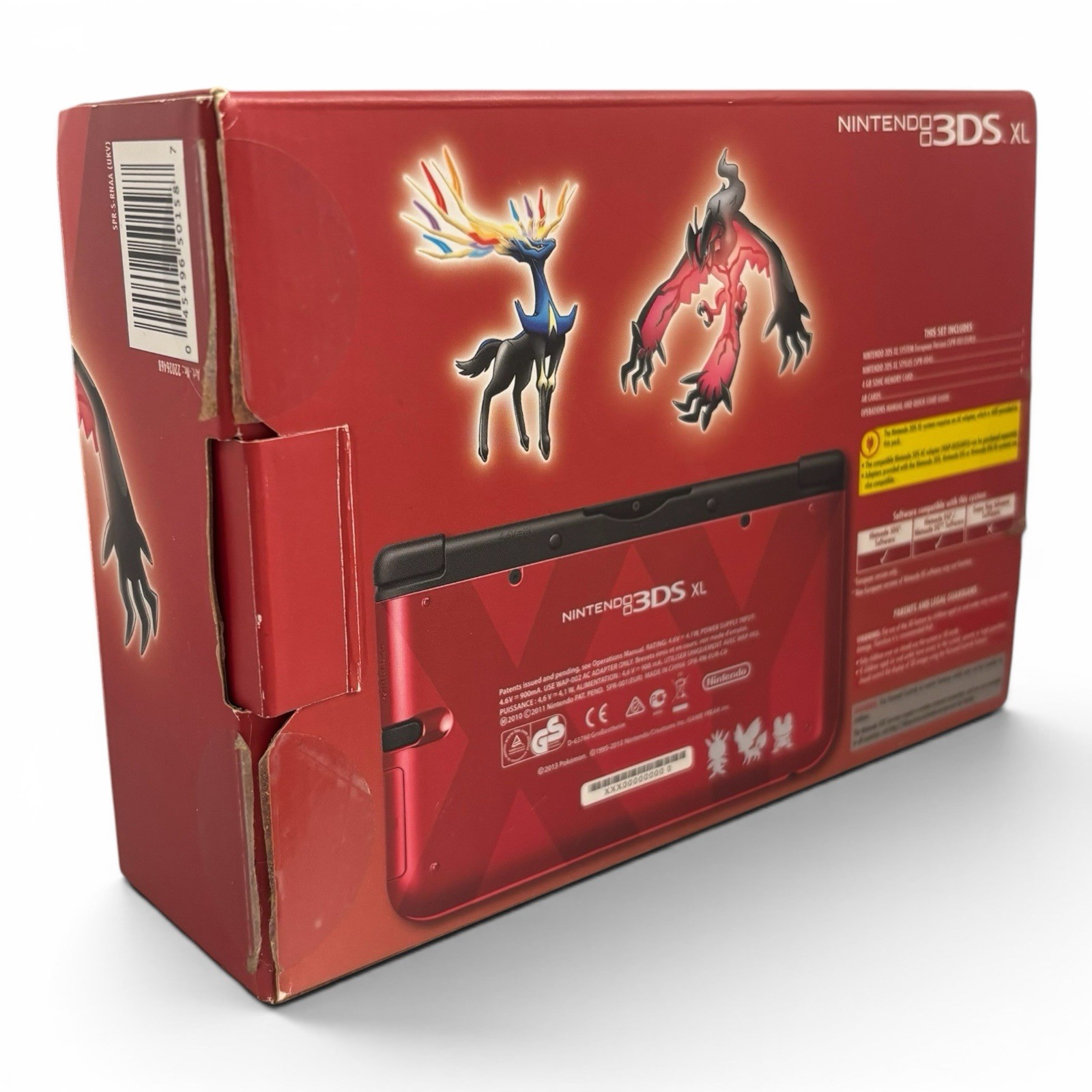 Nintendo 3DS XL Pokemon Xerneas Yveltal Red Edition Console EUROPEAN Model