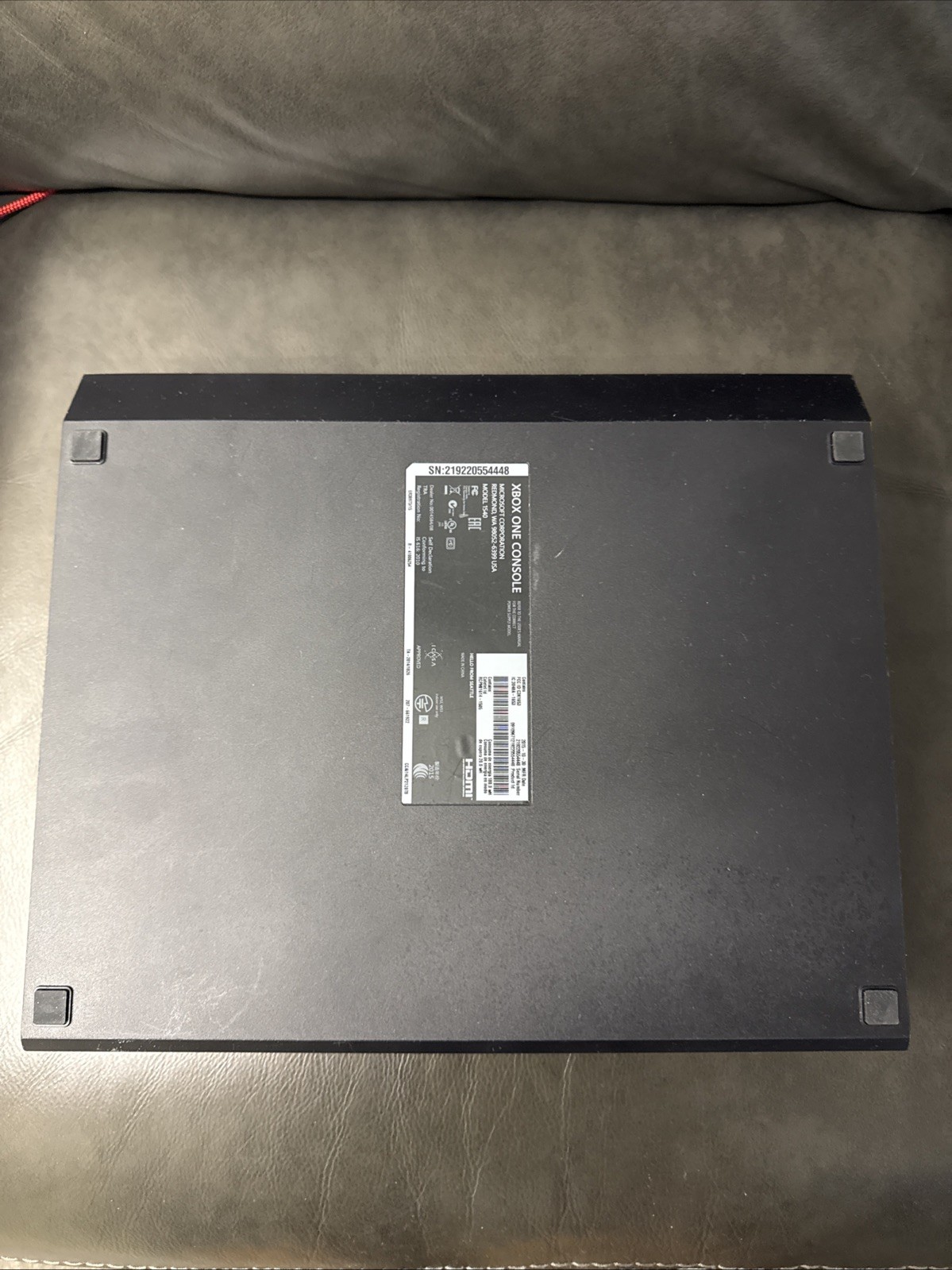 Xbox One 500GB Console Black Tested Working Includes Power Supply