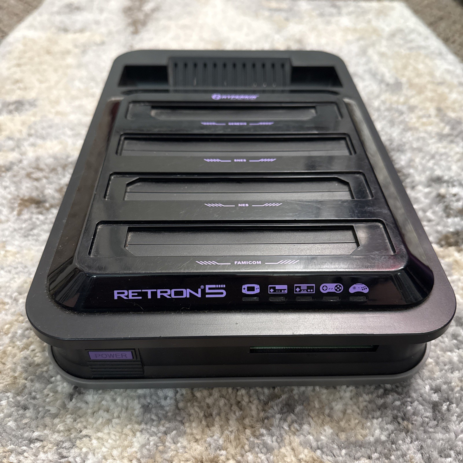 Hyperkin Retron 5 Launch Edition Black Console – NOT WORKING/FOR PARTS
