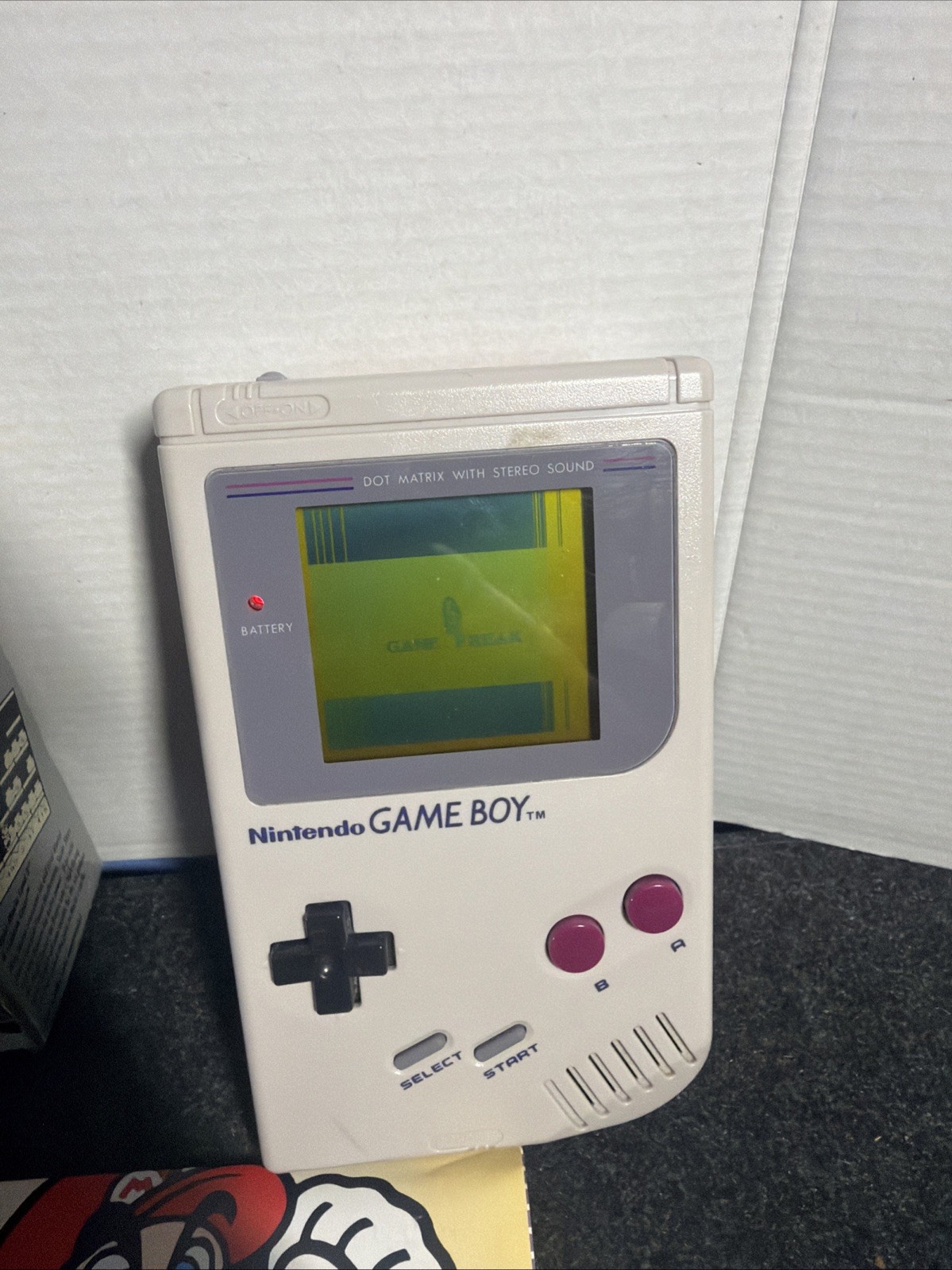 Nintendo GameBoy DMG-01 Complete With Box Original Tested CIB Box Manual Read