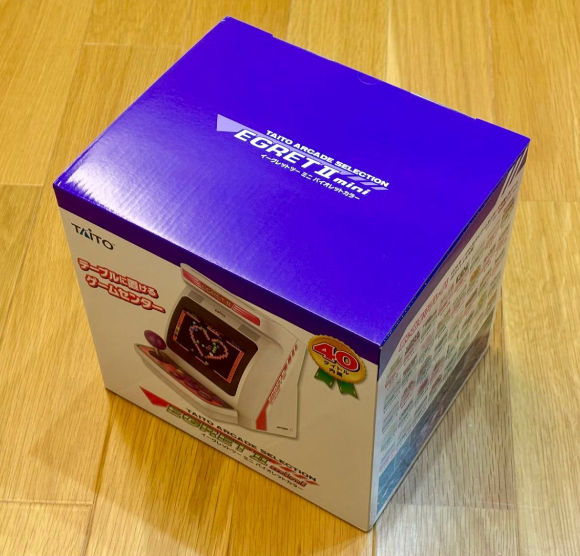 Egret II Mini TAITO ARCADE SELECTION Violet 40 Game Titles TAS-H-002 Japan F/S