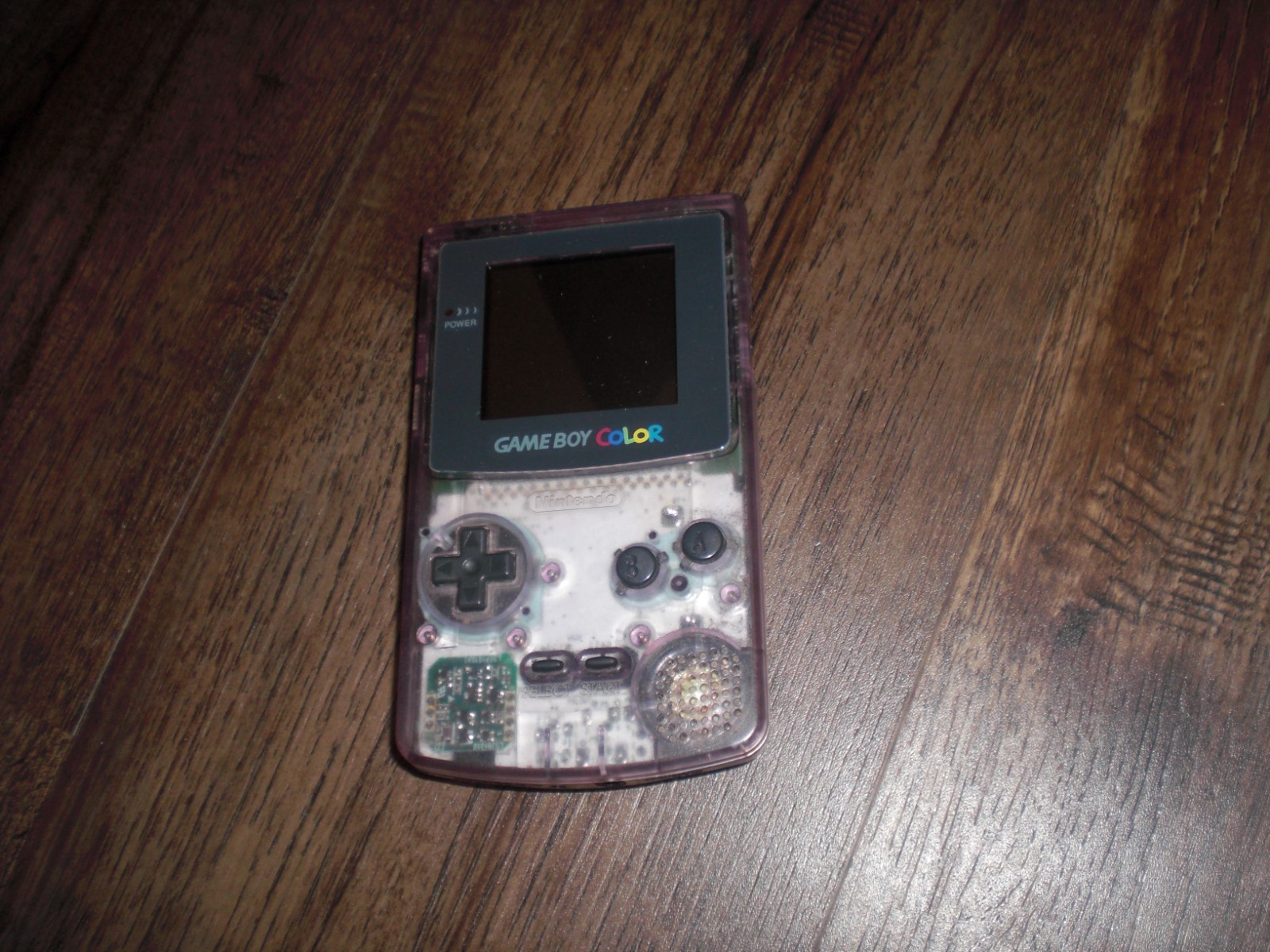 Nintendo Game Boy Color Clear Glacier Purple Handheld Console System CGB-001 OEM