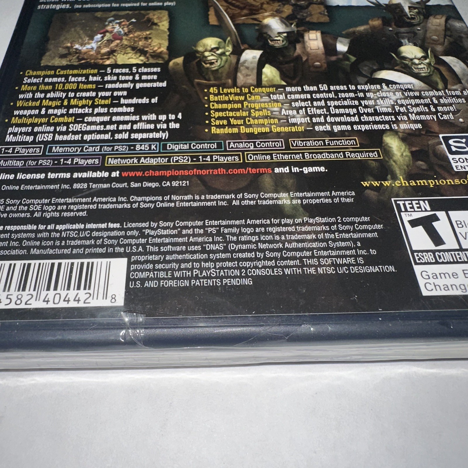 Champions of Norrath: Realms of EverQuest Sony PlayStation 2, 2004 PS2 Brand NEW
