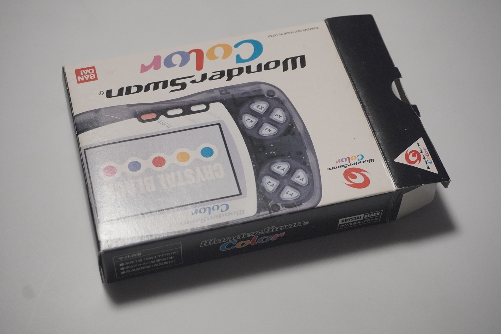 WonderSwan Color console Crystal Black boxed Japan system US Seller