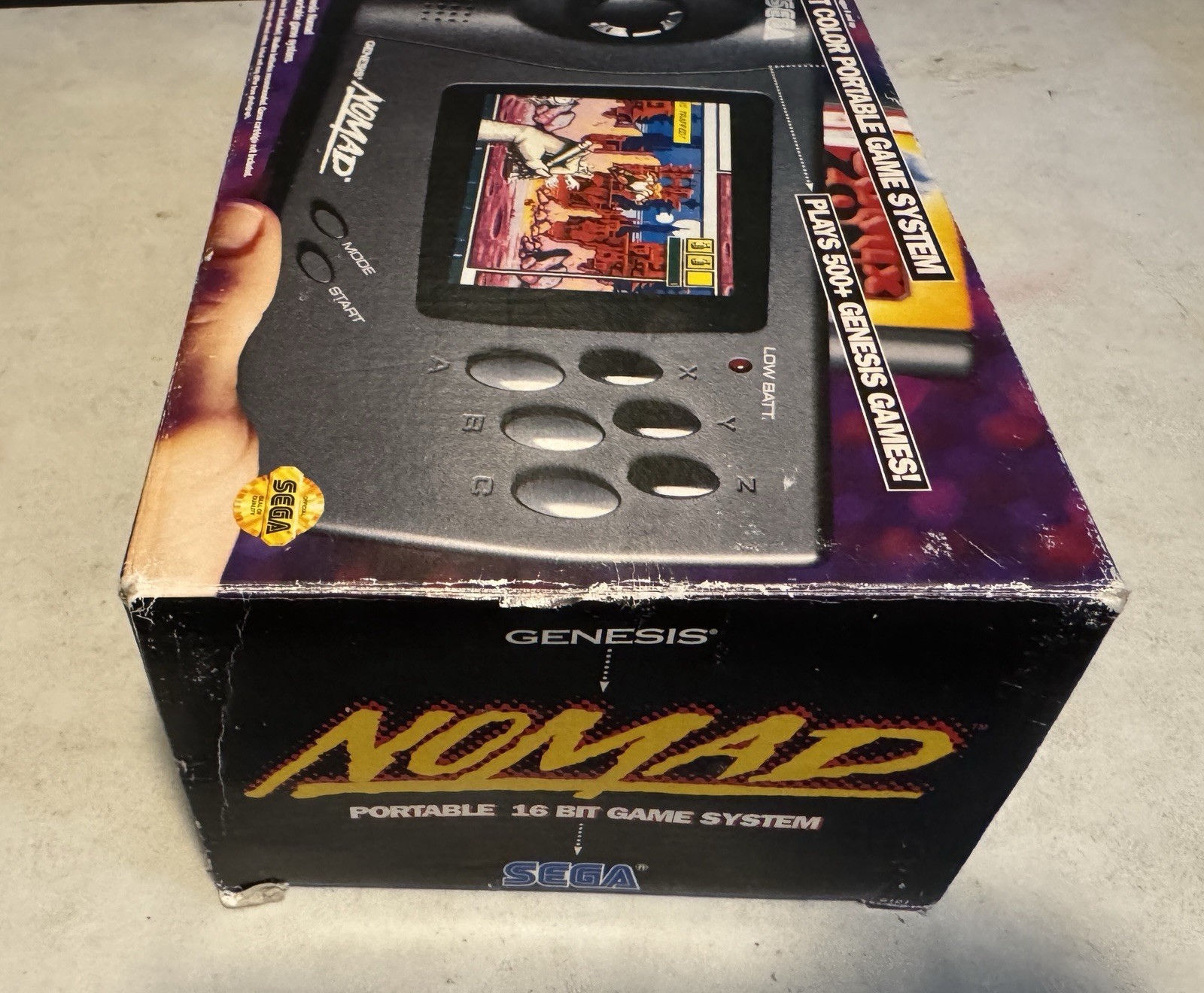SEGA Nomad GENESIS Handheld Console w/ Battery Pack & BOX, Original OEM, TESTED!