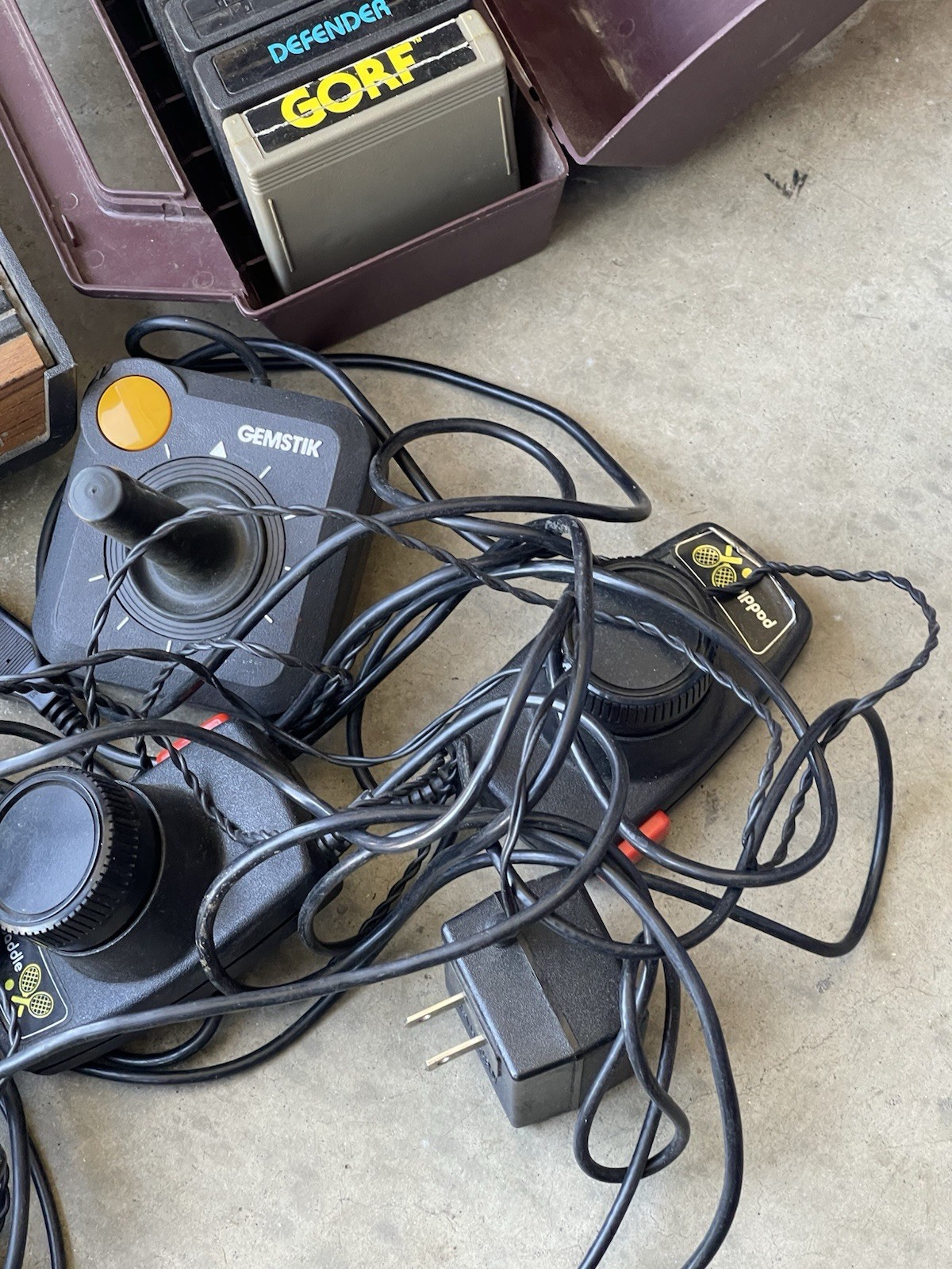 Atari 2600 Console With Games And Controllers