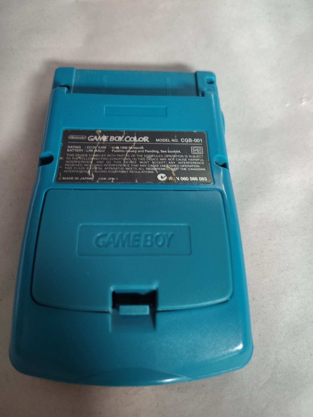 Nintendo Game Boy Color CGB-001 Teal Tested