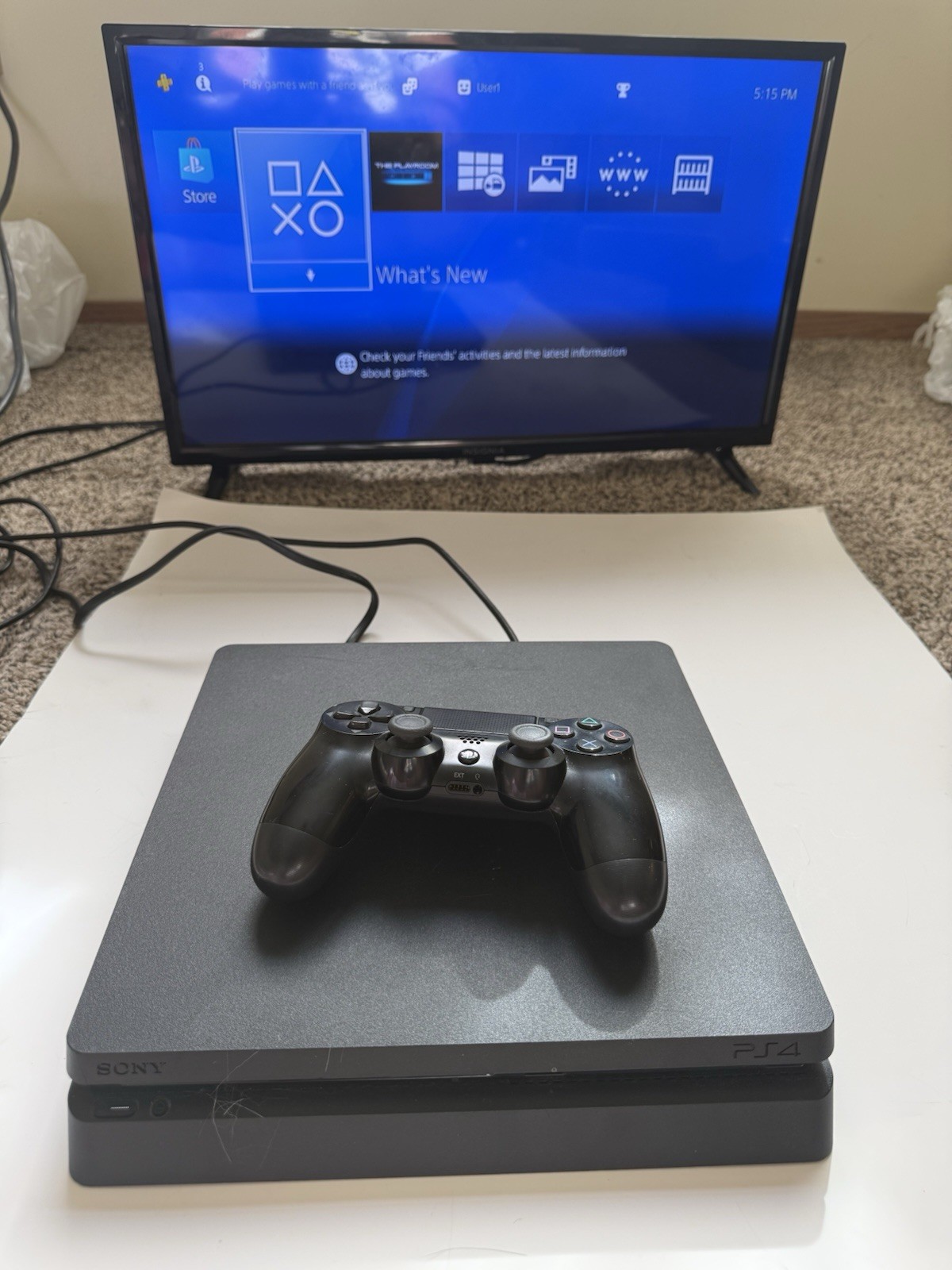Sony PlayStation 4 Slim PS4 1TB Black Console Gaming System CUH-2215B