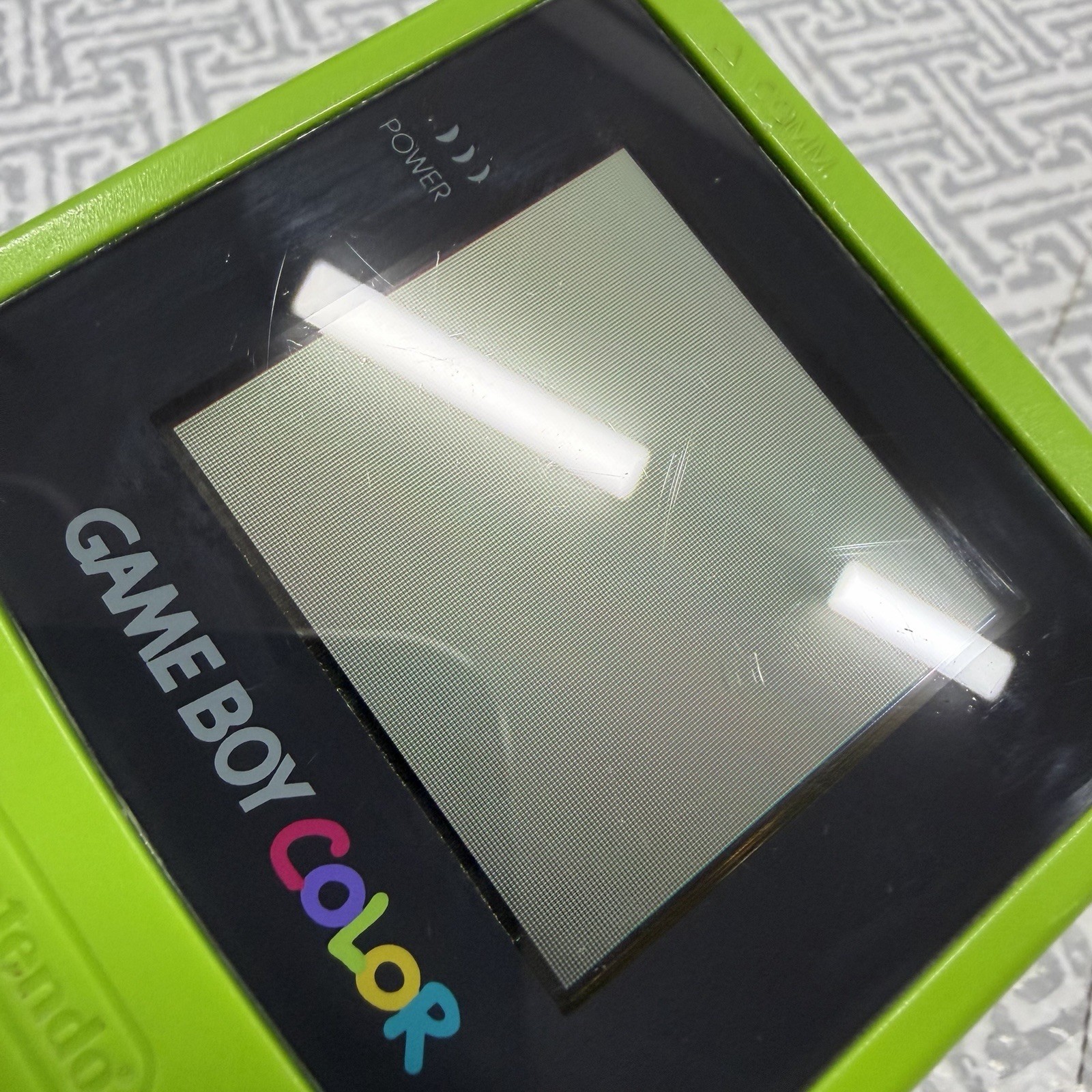 Nintendo Game Boy Color CGB-001 Kiwi Green System Handheld Console Tested/works