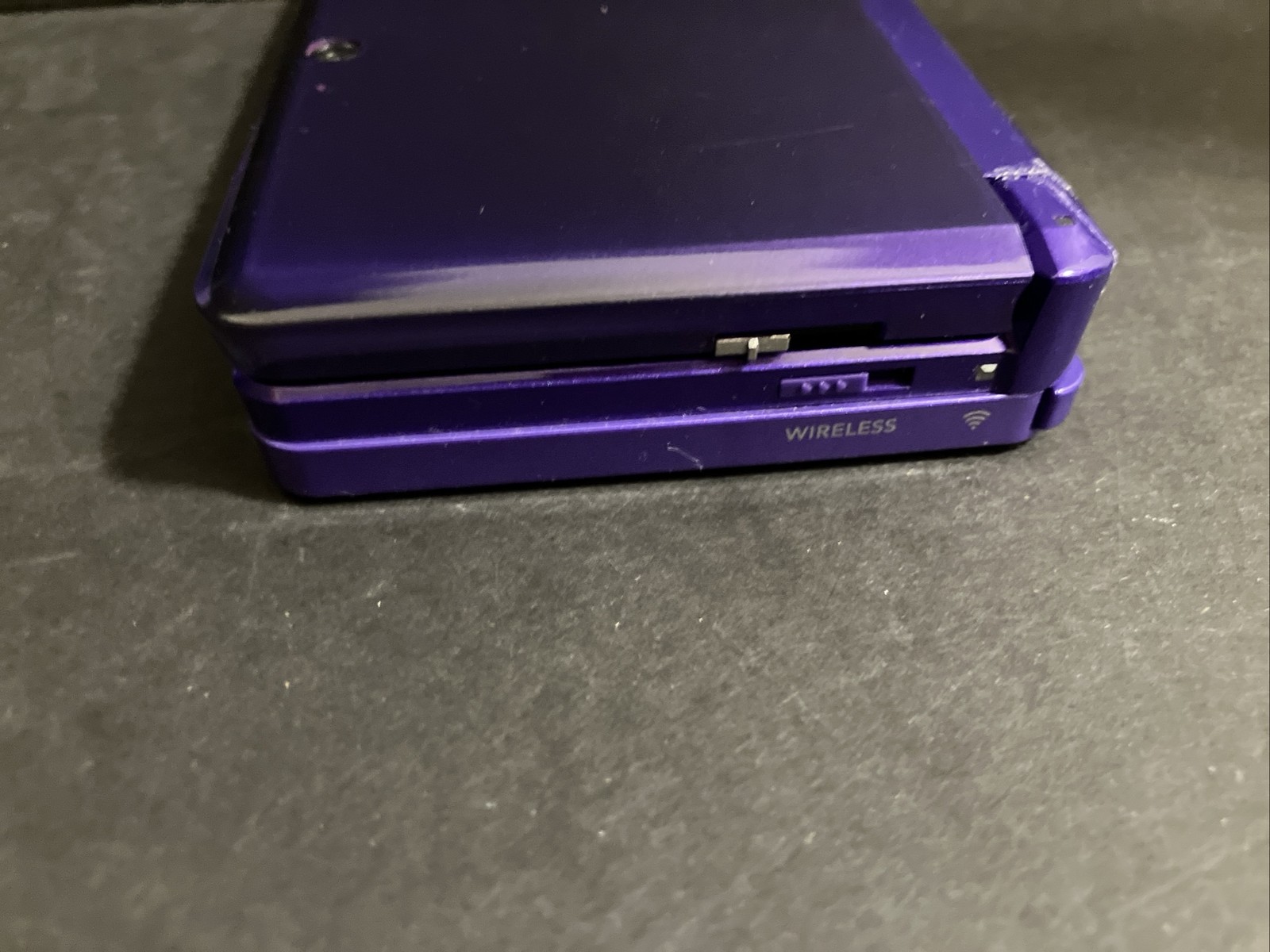 Nintendo 3DS Purple Handheld Console Bundle w/ Case & Mario Game CTR-001 2GB