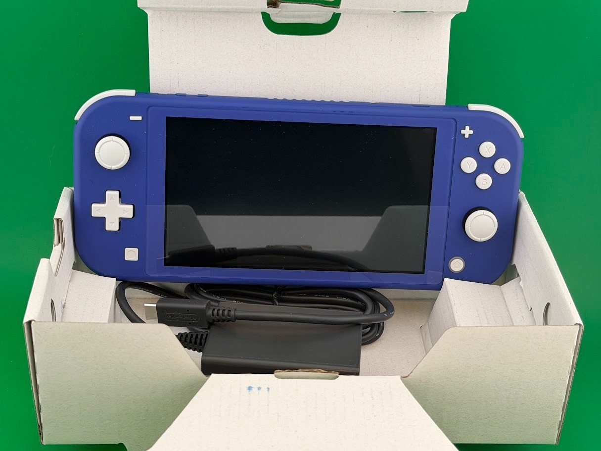 Nintendo Switch Lite Blue 32GB Handheld Console Complete CIB