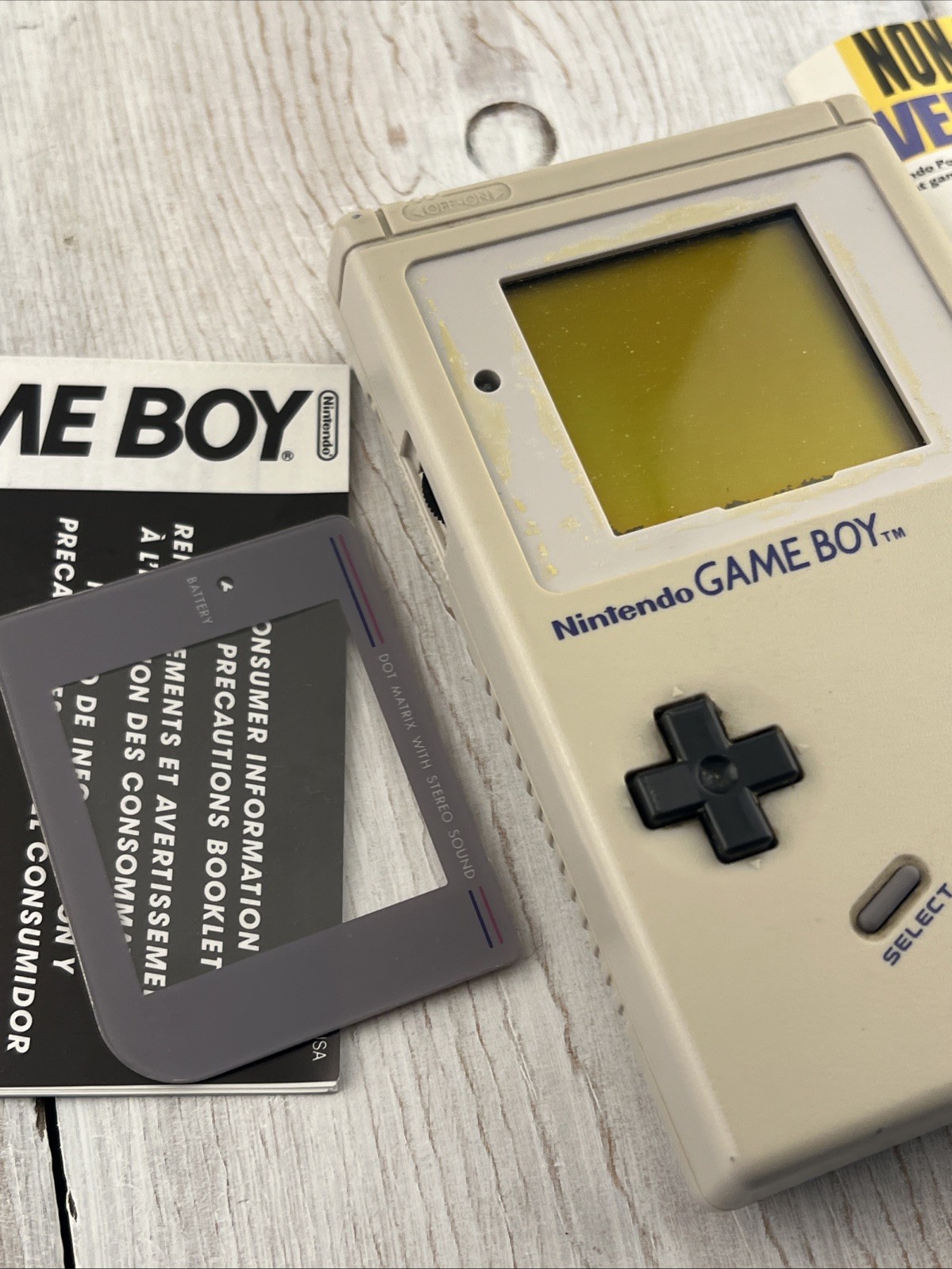 Original 1989 Nintendo Game Boy DMG-01 – Good Condition – Read