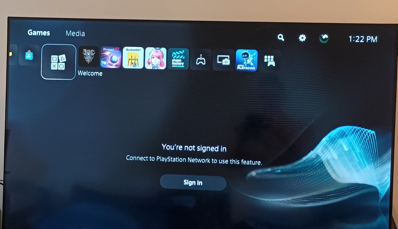 Sony PlayStation 5 Slim White Gaming Console with HDMI Cord and One Controller