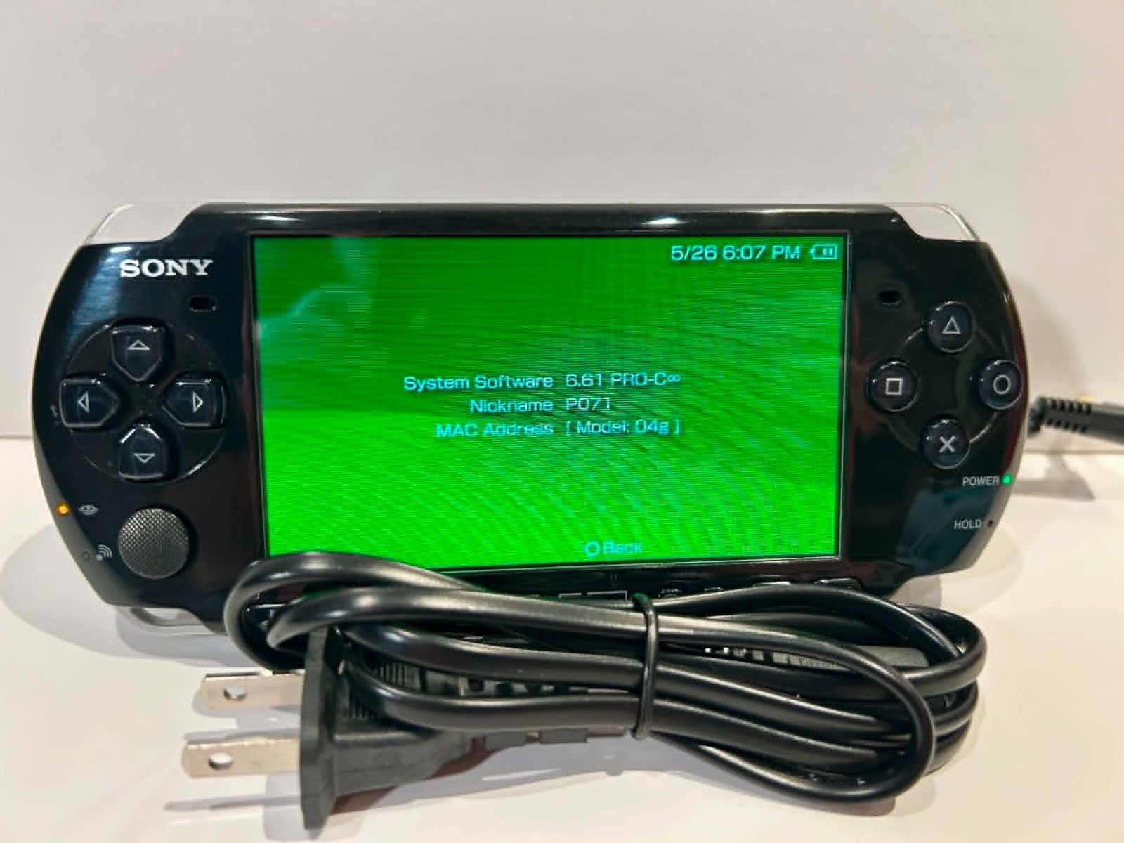 Sony PSP-3000 Black Japanese Region Free Handheld Console w/ Charger & 32GB Card