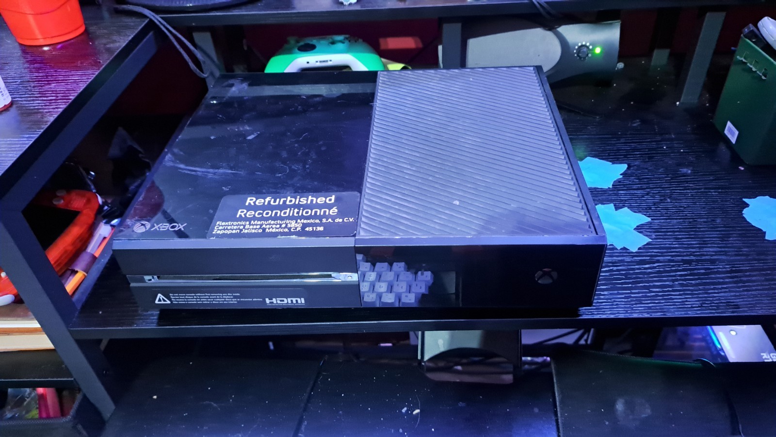 Xbox One Black Console Only, Power Cord Not Included Read Description