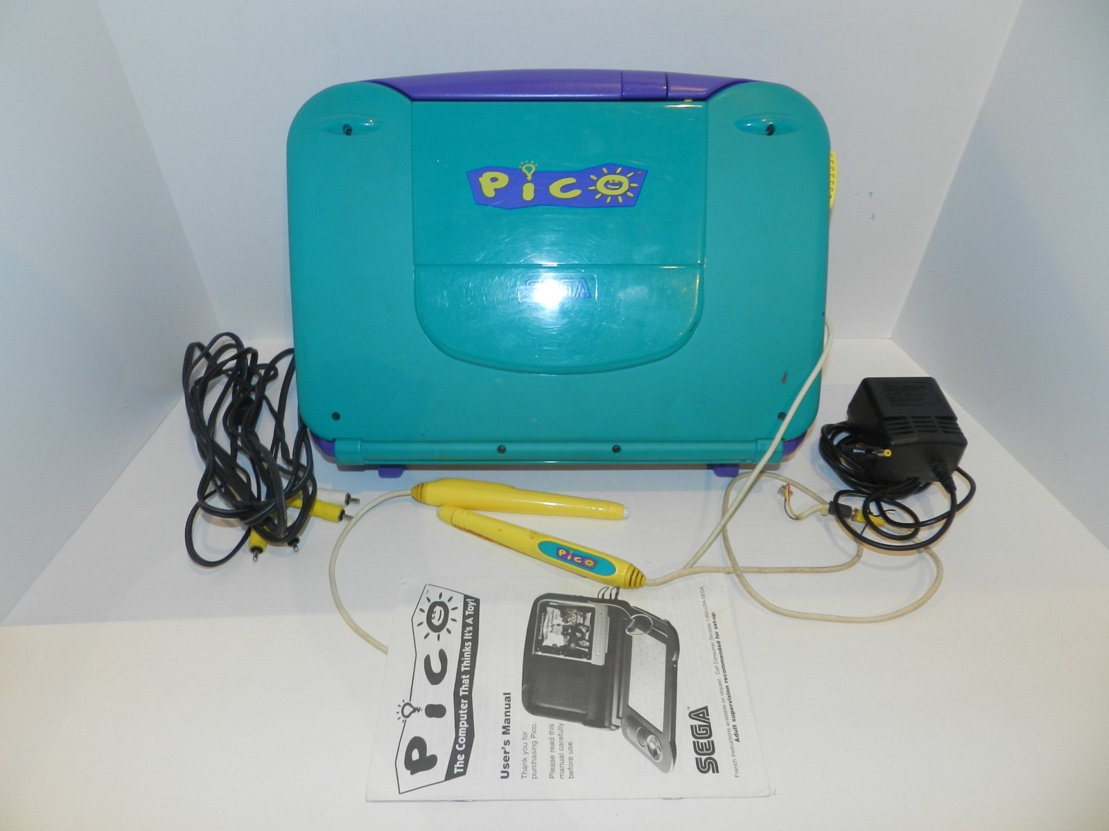 SEGA PICO LEARNING SYSTEM CONSOLE ORIGINAL BOX TESTED WORKING 1 OWNER
