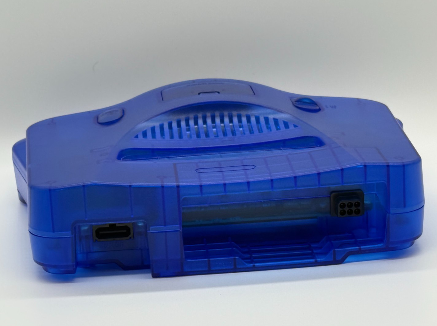 NEW Nintendo 64 N64 Limited Clear Dark Blue Custom Multi-Color LED Rare