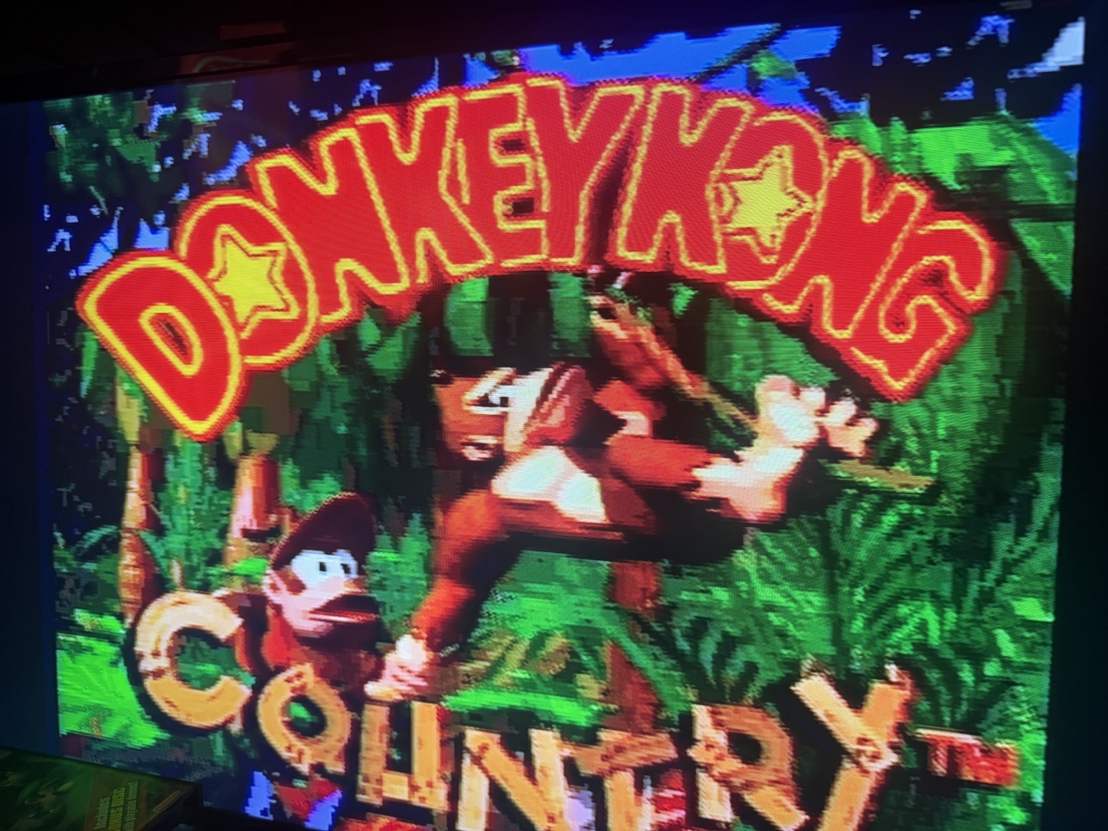 SNES – Super Nintendo Donkey Kong Country Set Console Almost Complete In Box