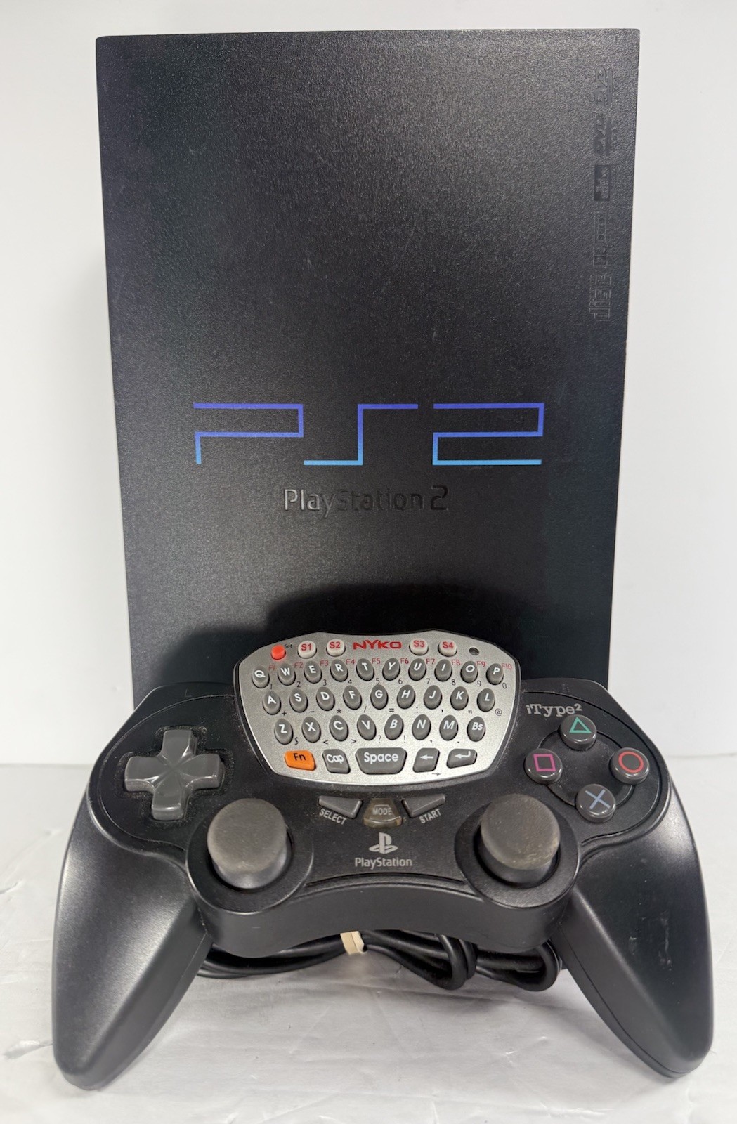 Sony PlayStation 2 PS2 Fat Console SCPH-50001 + Controller & Cables – Working