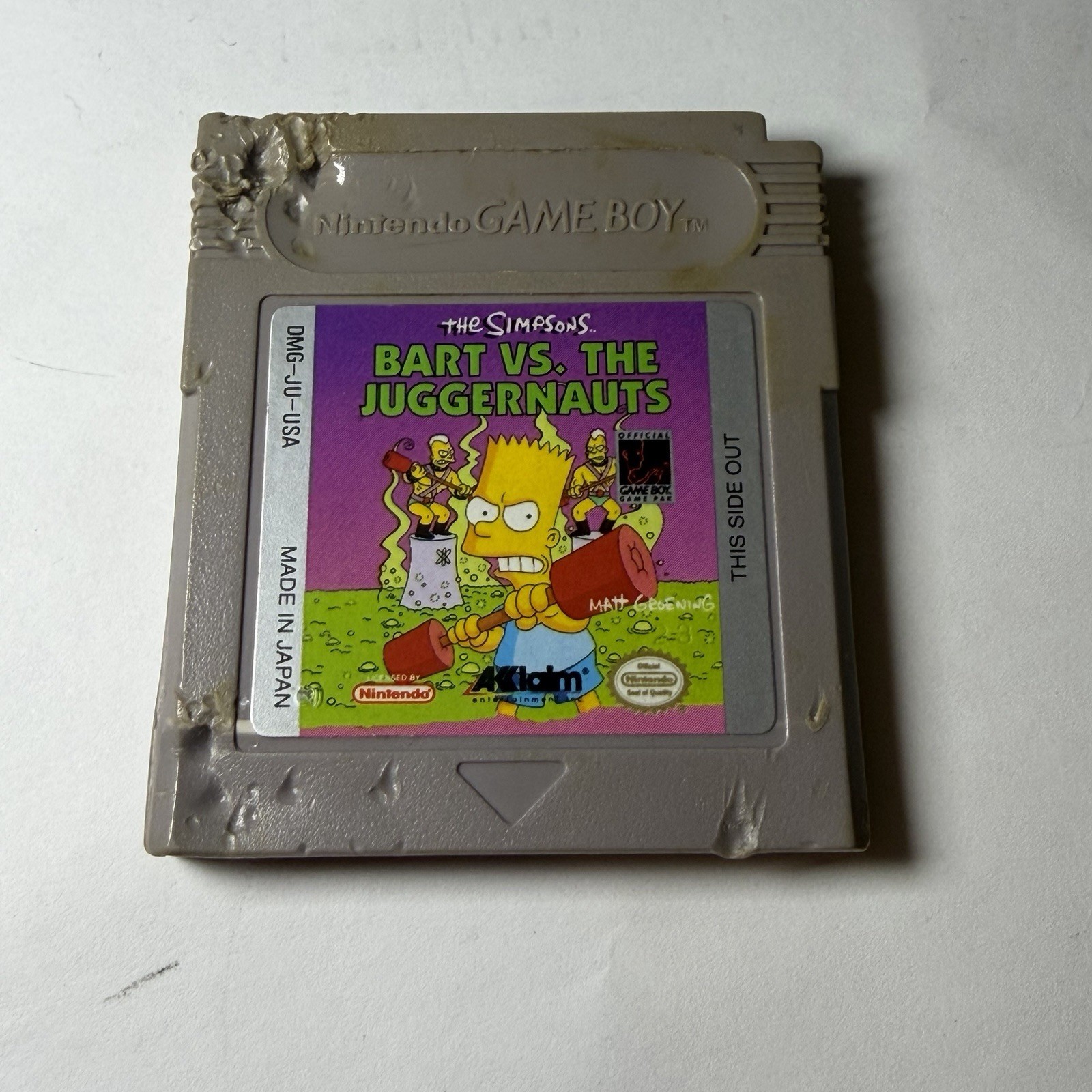 Nintendo Game Boy Color Clear Atomic Purple Console Tested & Working Used