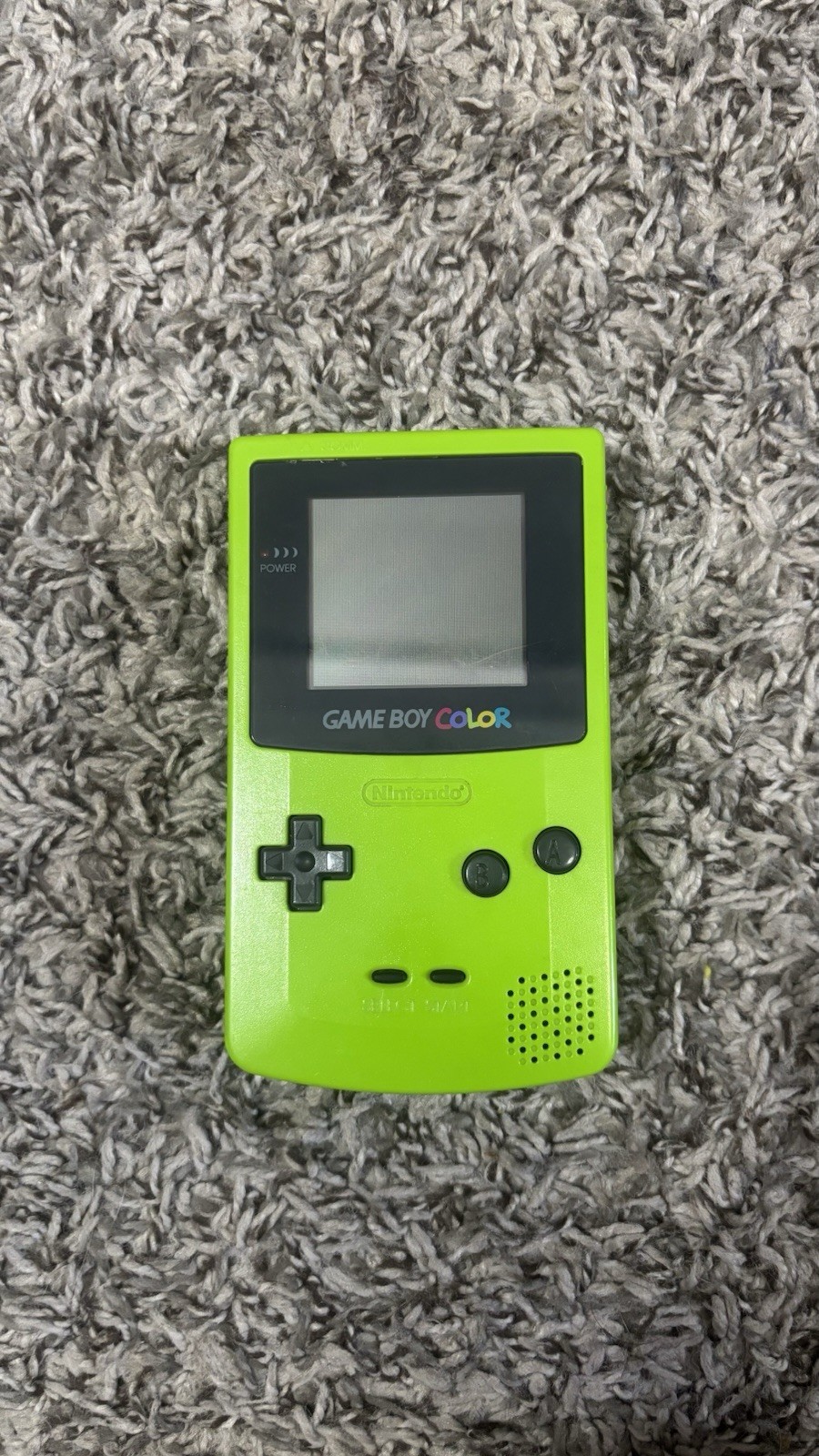 Nintendo Gameboy Color Lime Green Handheld Console Tested And Working