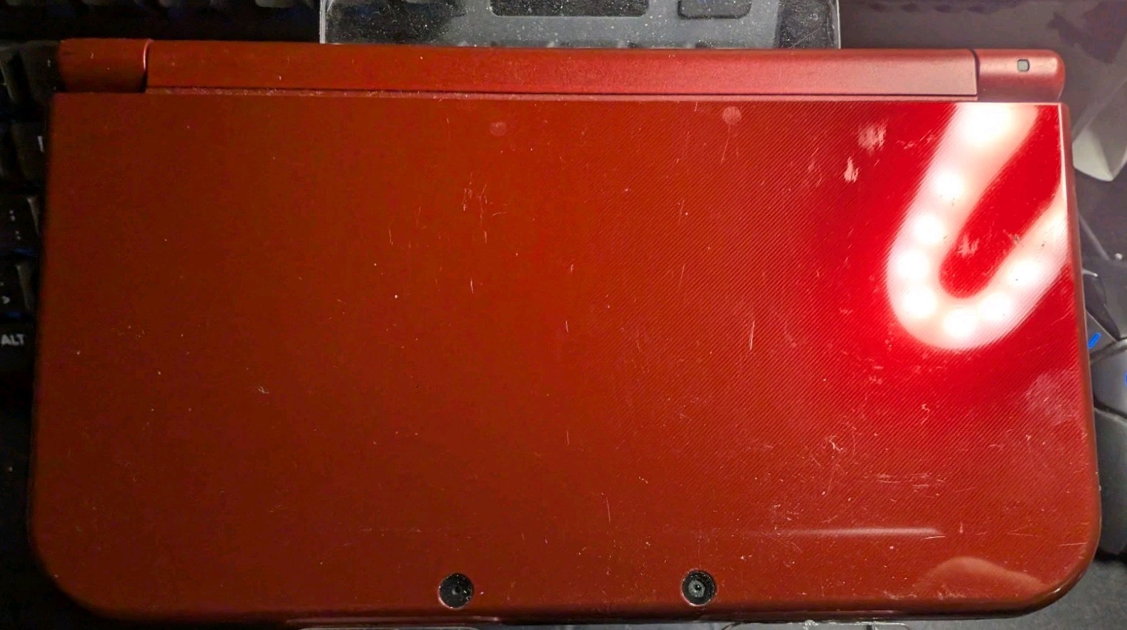 New Nintendo 3dsXL Red USB-C Port Installed & 256gb SD card