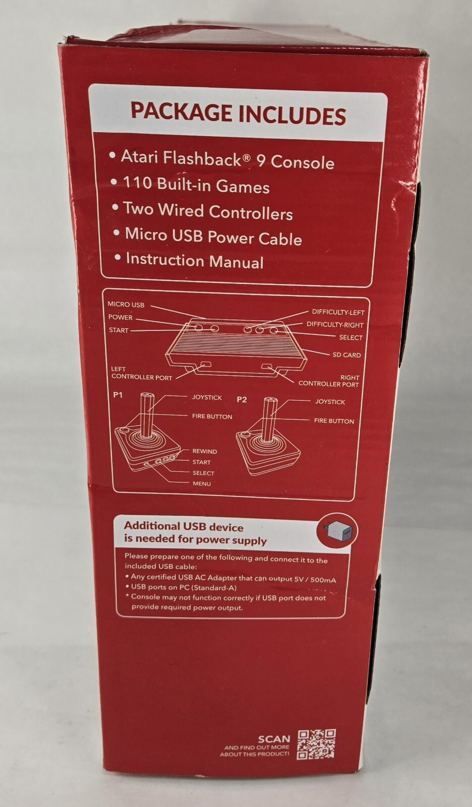 Atari Flashback 9 110 Built In Games NIB Space Invaders Frogger