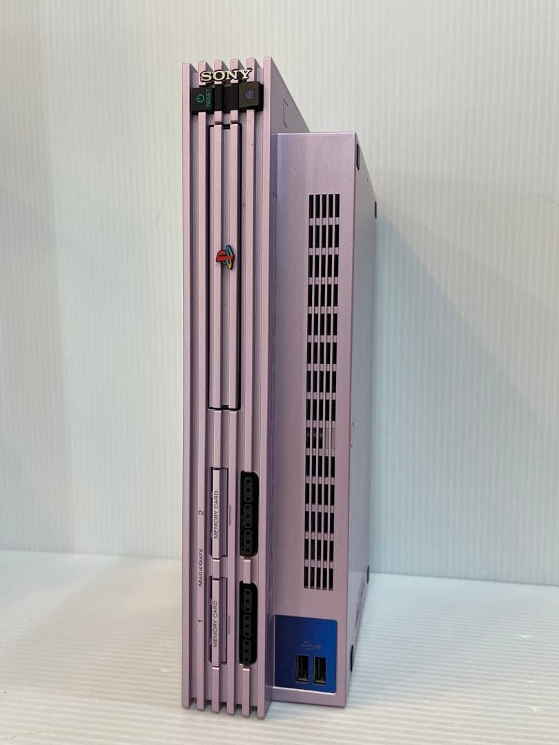 Sony PlayStation 2 PS2 SCPH-50000 Console Set Sakura Pink Limited Color