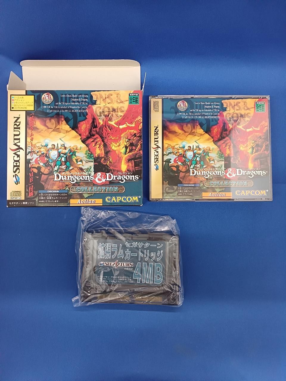 Capcom Dungeons & Dragons Collection 4MB Ram Cartridge Japanese Ver.