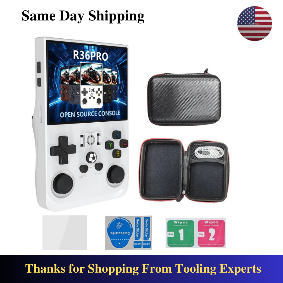 2025 R36S Pro Retro Game Console 128GB Handheld Gaming Device