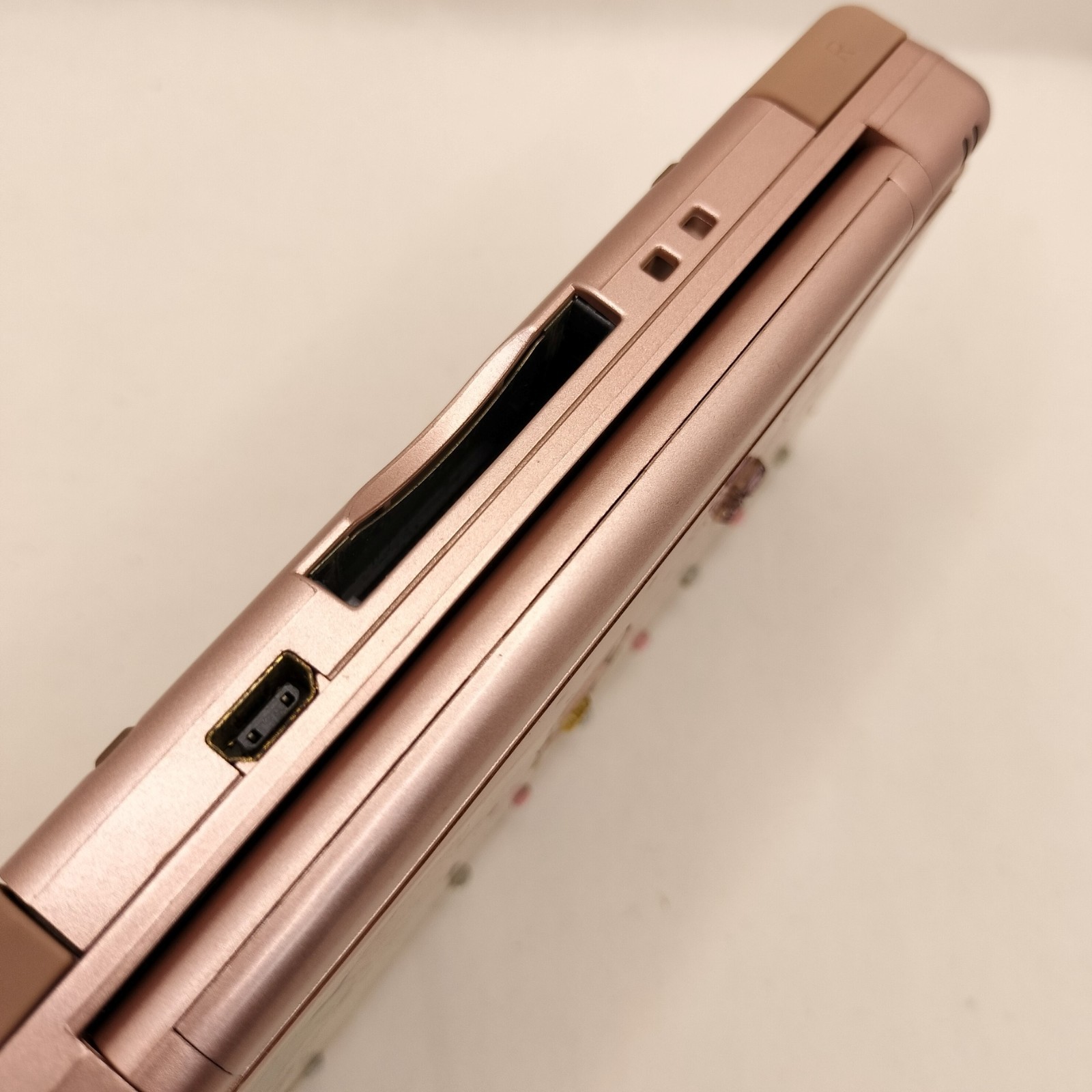 Nintendo DS Lite Metallic Rose Console Cute Sanrio Little Twin Stars Deco Japan