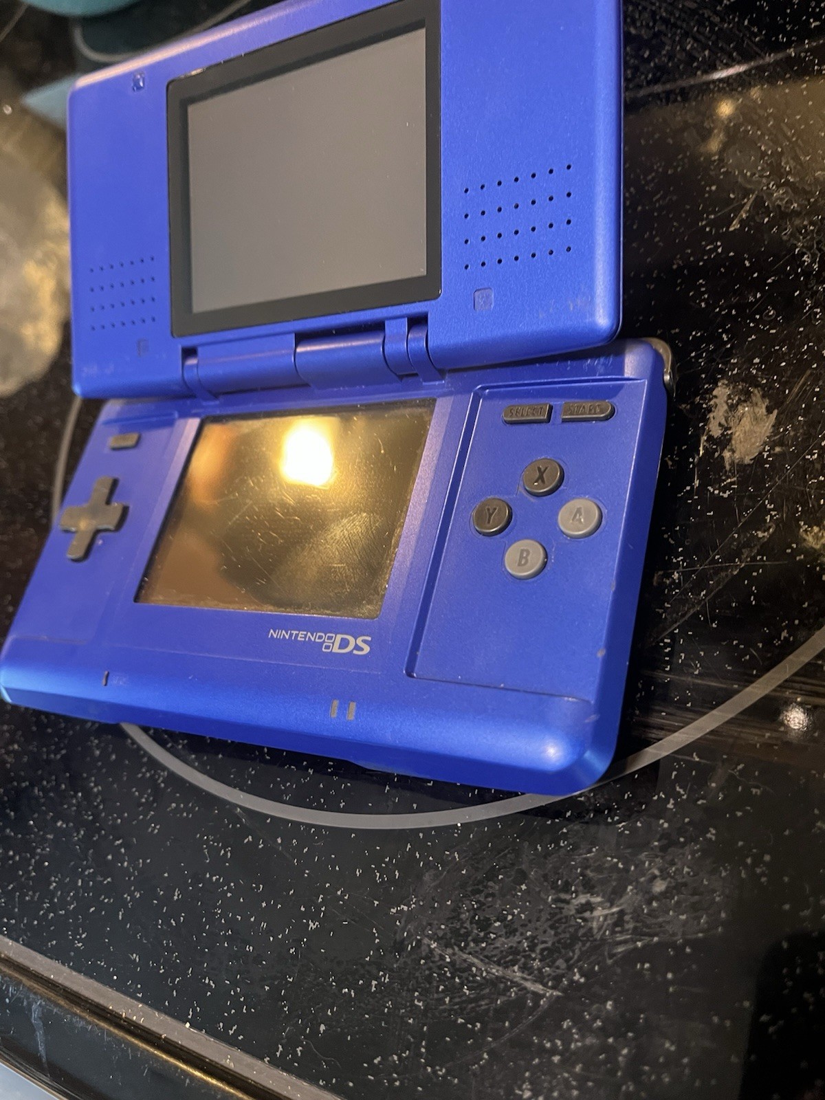 Original Nintendo DS NTR-001 Blue (No Stylus) FULLY TESTED & WORKING