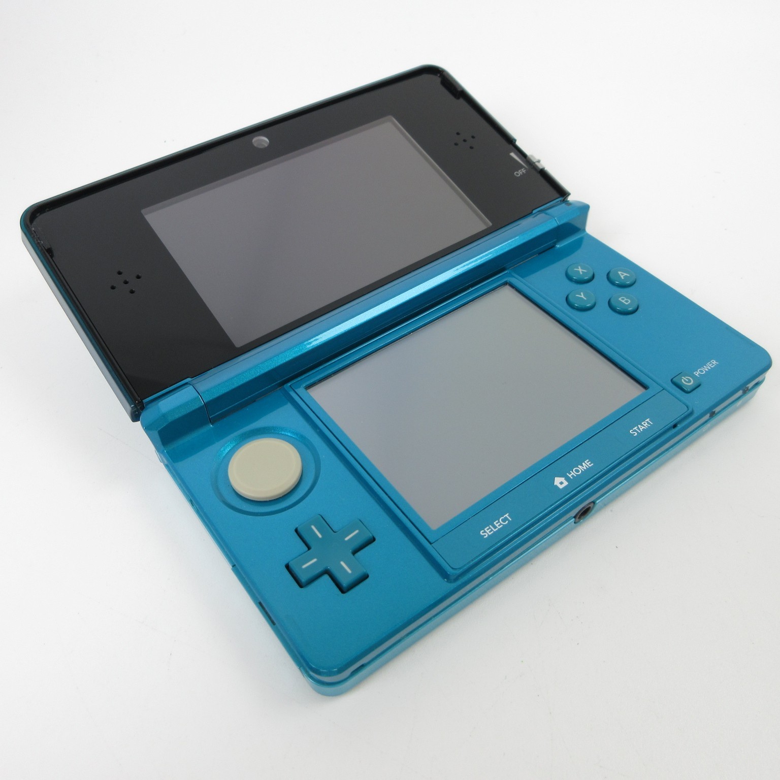 【Near Mint】Nintendo 3DS Aqua Blue Console Japanese Edition #DEN0525/03