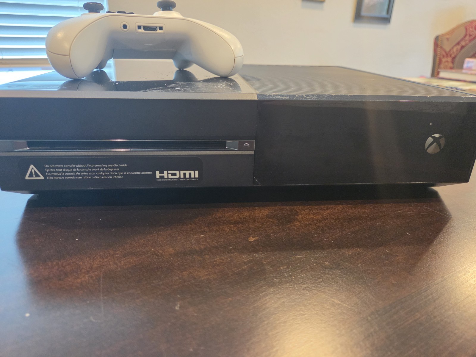 Microsoft Xbox One Model 1540 Black – TESTED With Controller No Power Brick/cord